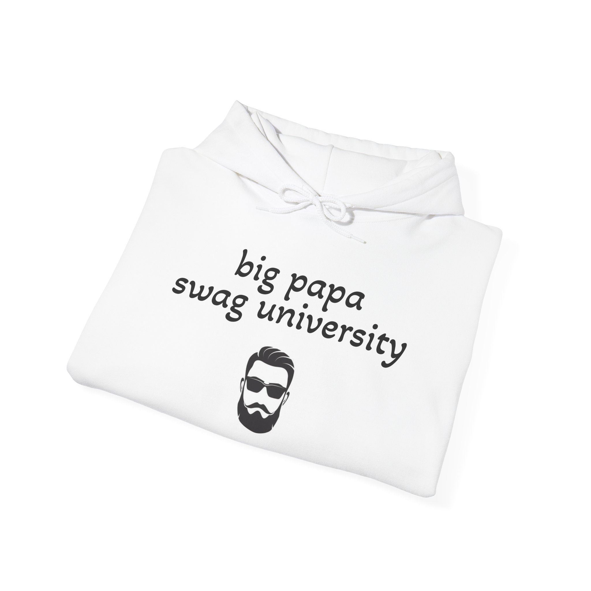 Big Papa Swag University Hoodie - Funny Father's Day Gift, Cool Dad Sweatshirt, Unisex Pullover, Casual Wear, Gift for Men