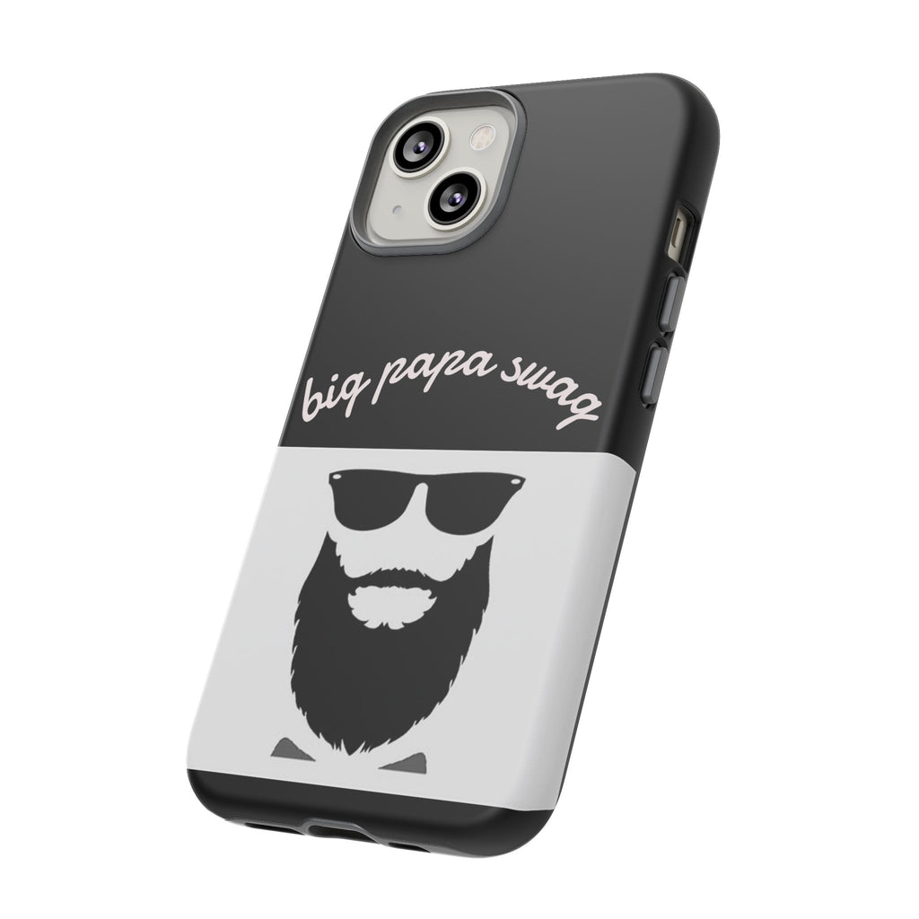 Stylish Phone Case for Dads, Big Papa Swag Design, Gift for Father's Day, Birthday Present, Cool Accessory, Trendy Mobile Cover