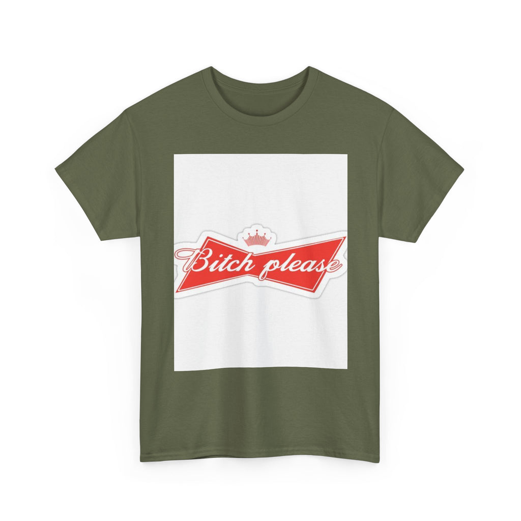 Bitch Please Unisex Heavy Cotton Tee, Funny Graphic Shirt, Casual Wear, Perfect Gift for Friends, Lazy Day Outfit, Humor Tee