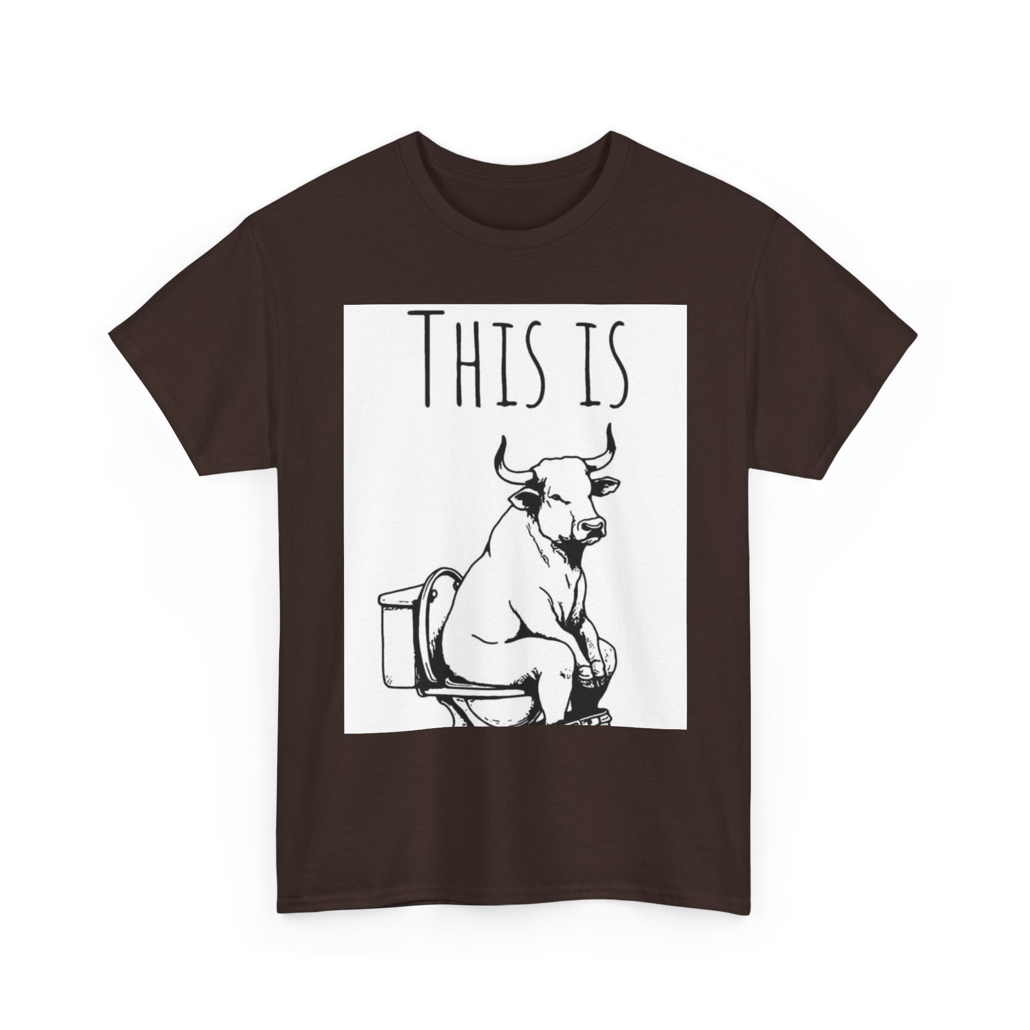 Funny Cow Humor Tee, Unisex Cotton Shirt, Gift for Animal Lovers, Farm Humor Apparel, Casual Tee for All Occasions