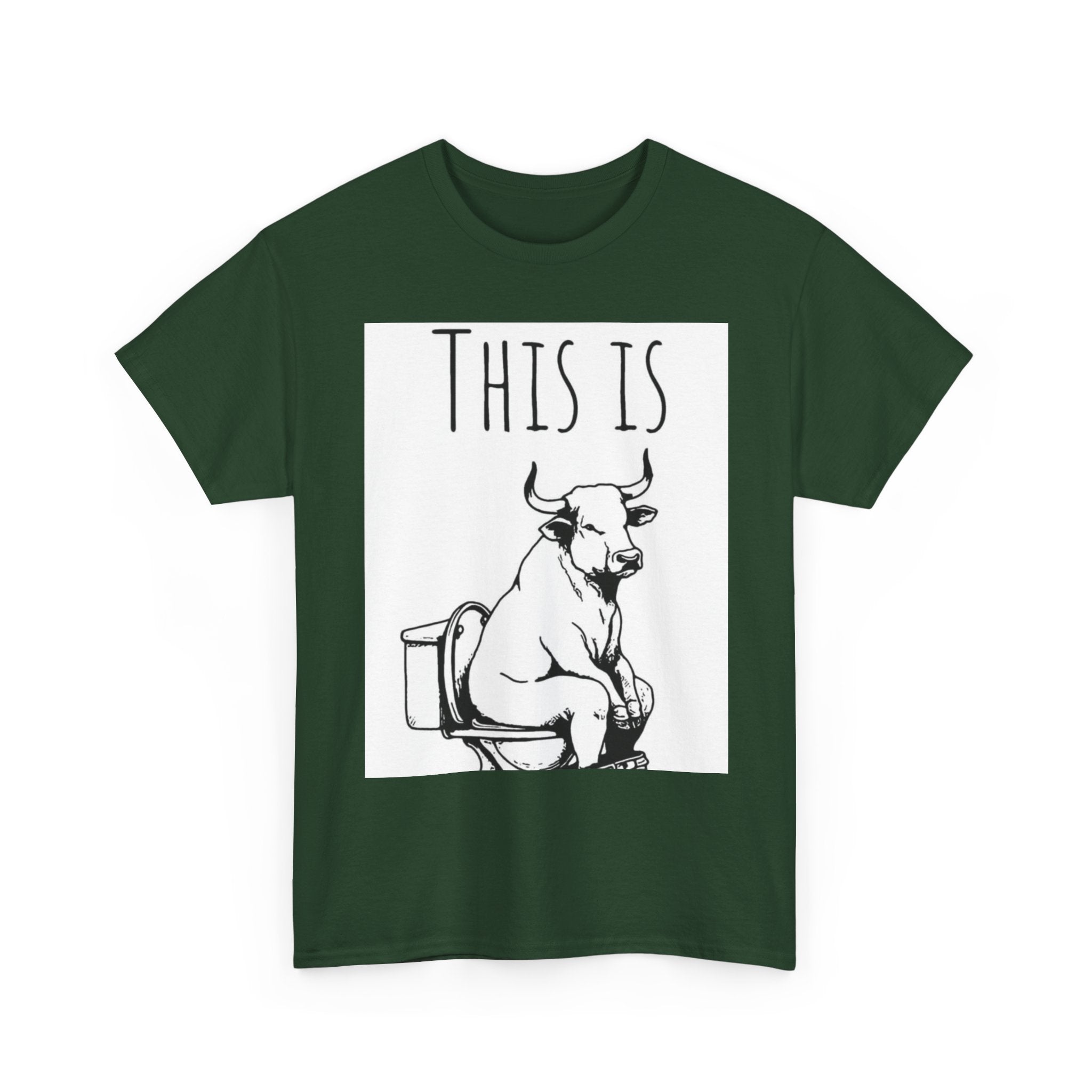 Funny Cow Humor Tee, Unisex Cotton Shirt, Gift for Animal Lovers, Farm Humor Apparel, Casual Tee for All Occasions