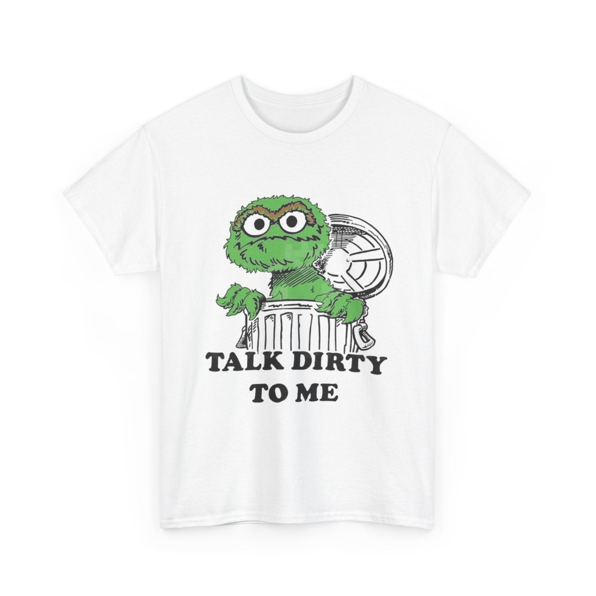 Funny Graphic Tee, Oscar the Grouch Shirt, Casual Wear, Gift for Friends, Humor Clothing