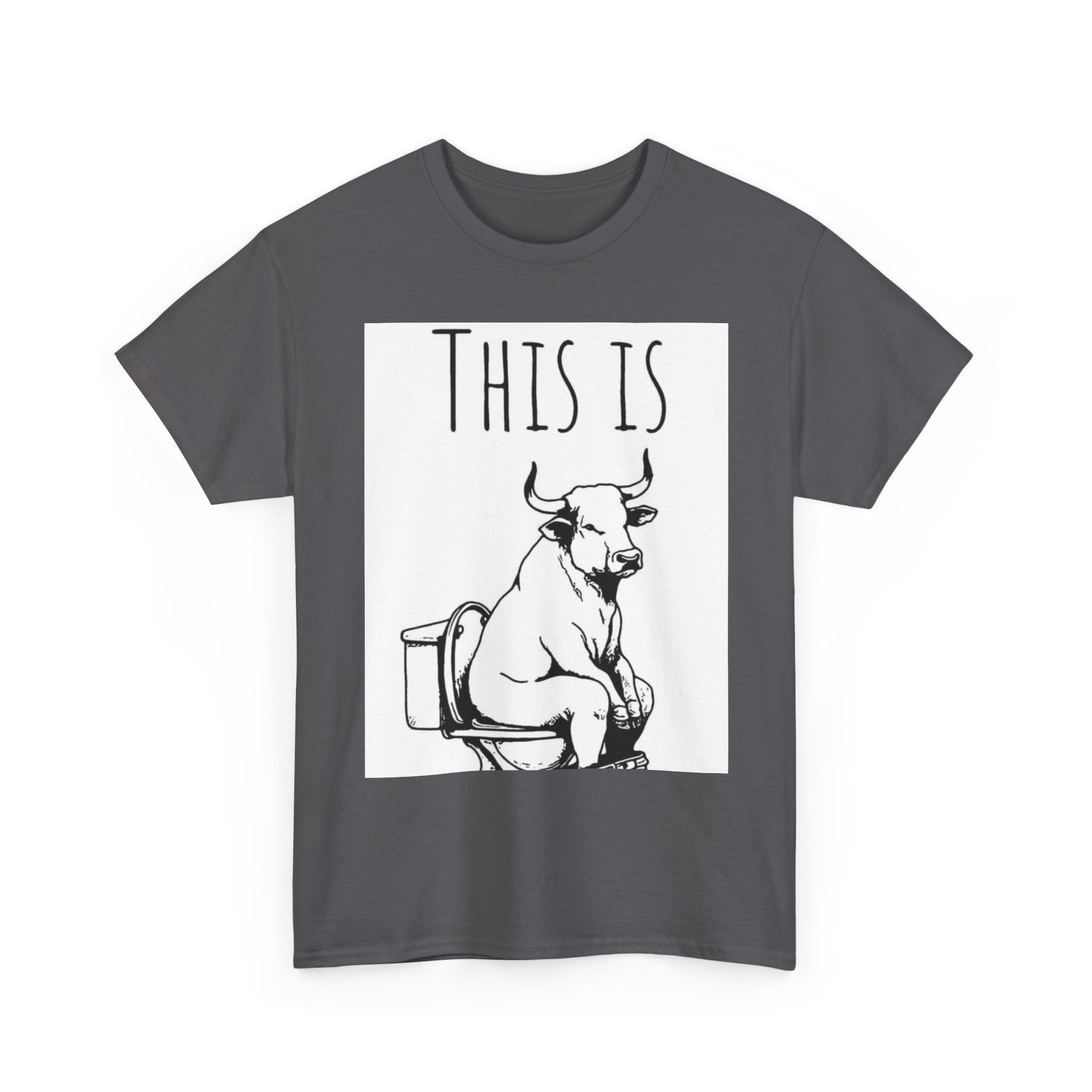 Funny Cow Humor Tee, Unisex Cotton Shirt, Gift for Animal Lovers, Farm Humor Apparel, Casual Tee for All Occasions