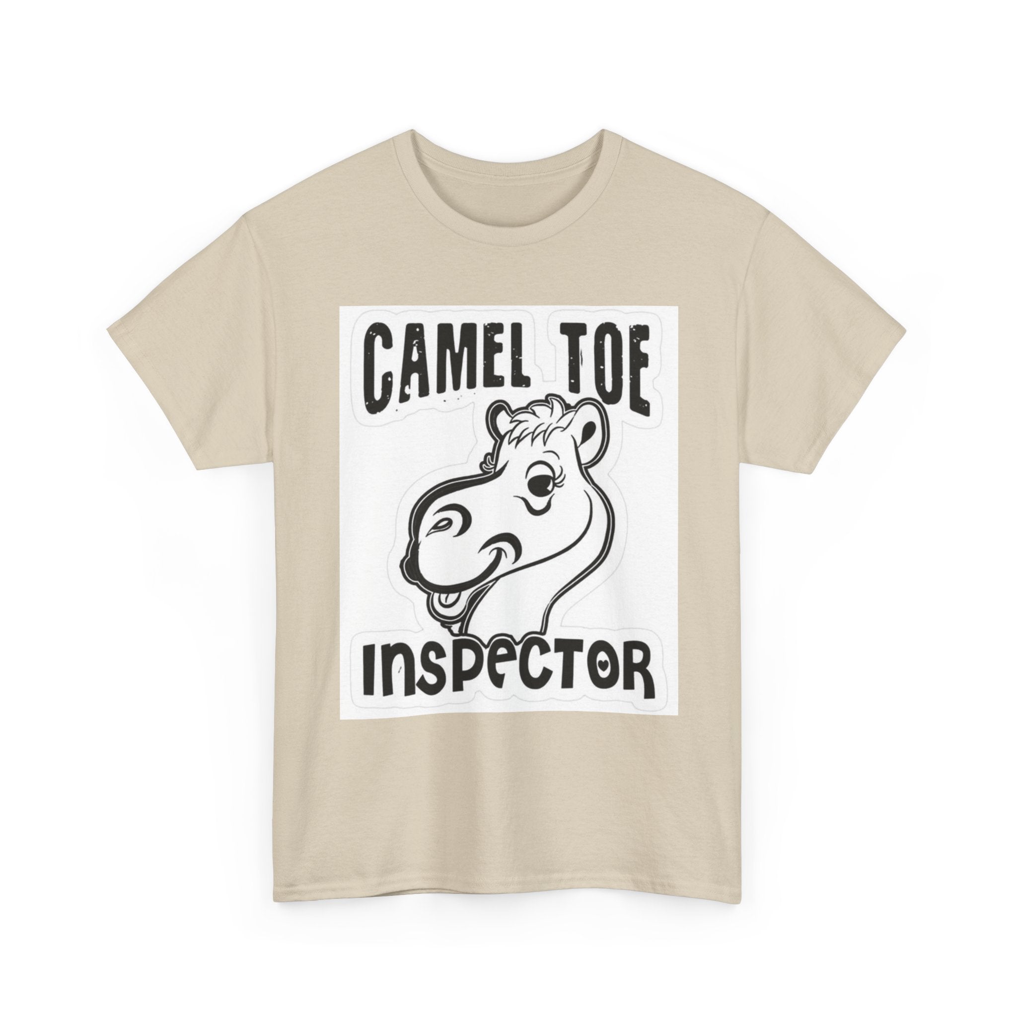 Funny Camel Toe Inspector Tee, Humorous T-Shirt for Parties, Gifts for Friends, Casual Wear, Novelty Gift Idea