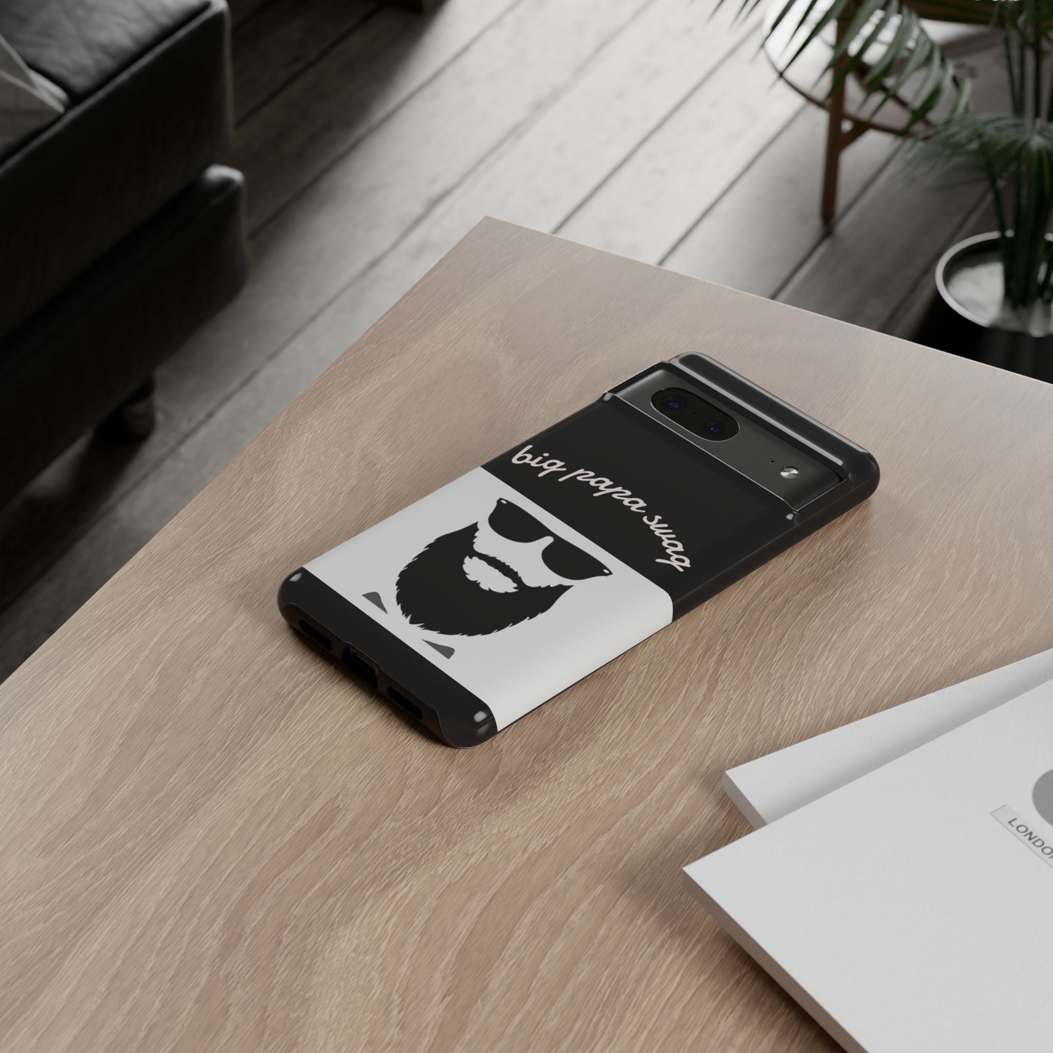 Stylish Phone Case for Dads, Big Papa Swag Design, Gift for Father's Day, Birthday Present, Cool Accessory, Trendy Mobile Cover