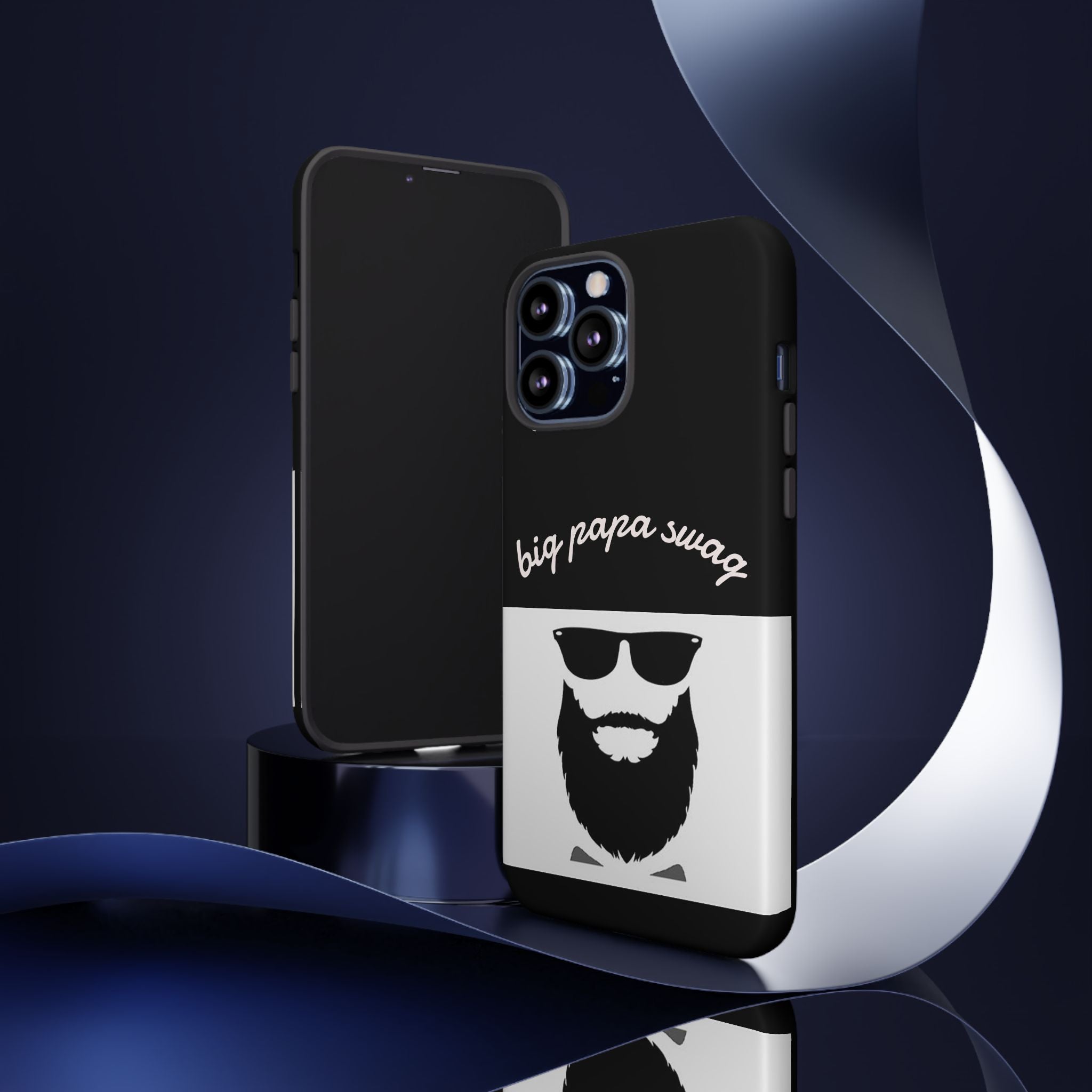 Stylish Phone Case for Dads, Big Papa Swag Design, Gift for Father's Day, Birthday Present, Cool Accessory, Trendy Mobile Cover