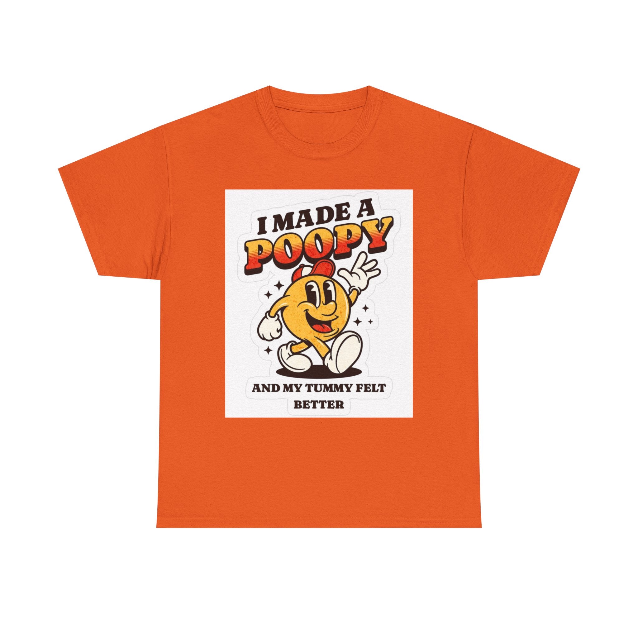 Funny Kids Unisex Cotton Tee - "I Made a Poopy" - Gift for Toddlers, Birthday, Humor, Parenting, Family Fun