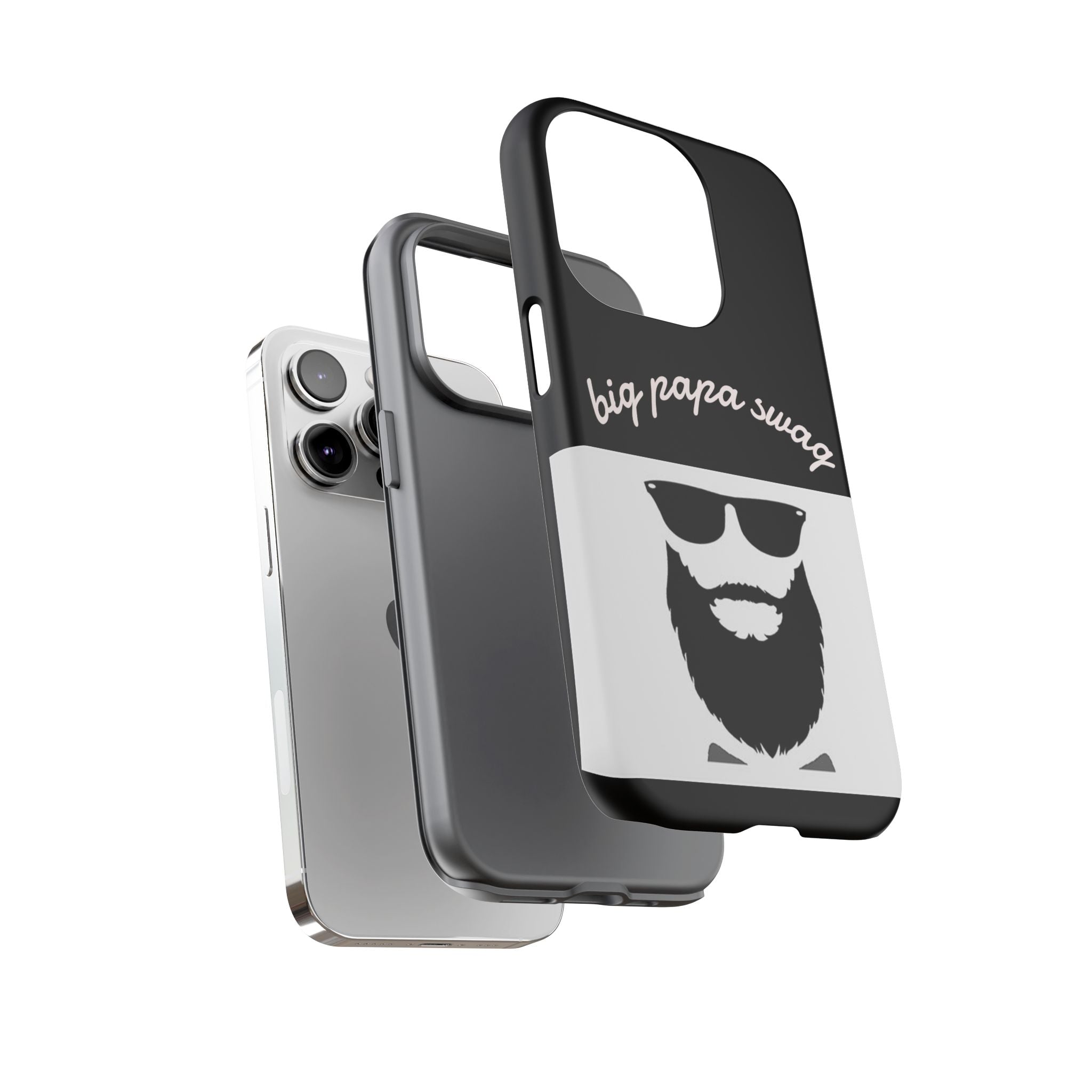 Stylish Phone Case for Dads, Big Papa Swag Design, Gift for Father's Day, Birthday Present, Cool Accessory, Trendy Mobile Cover