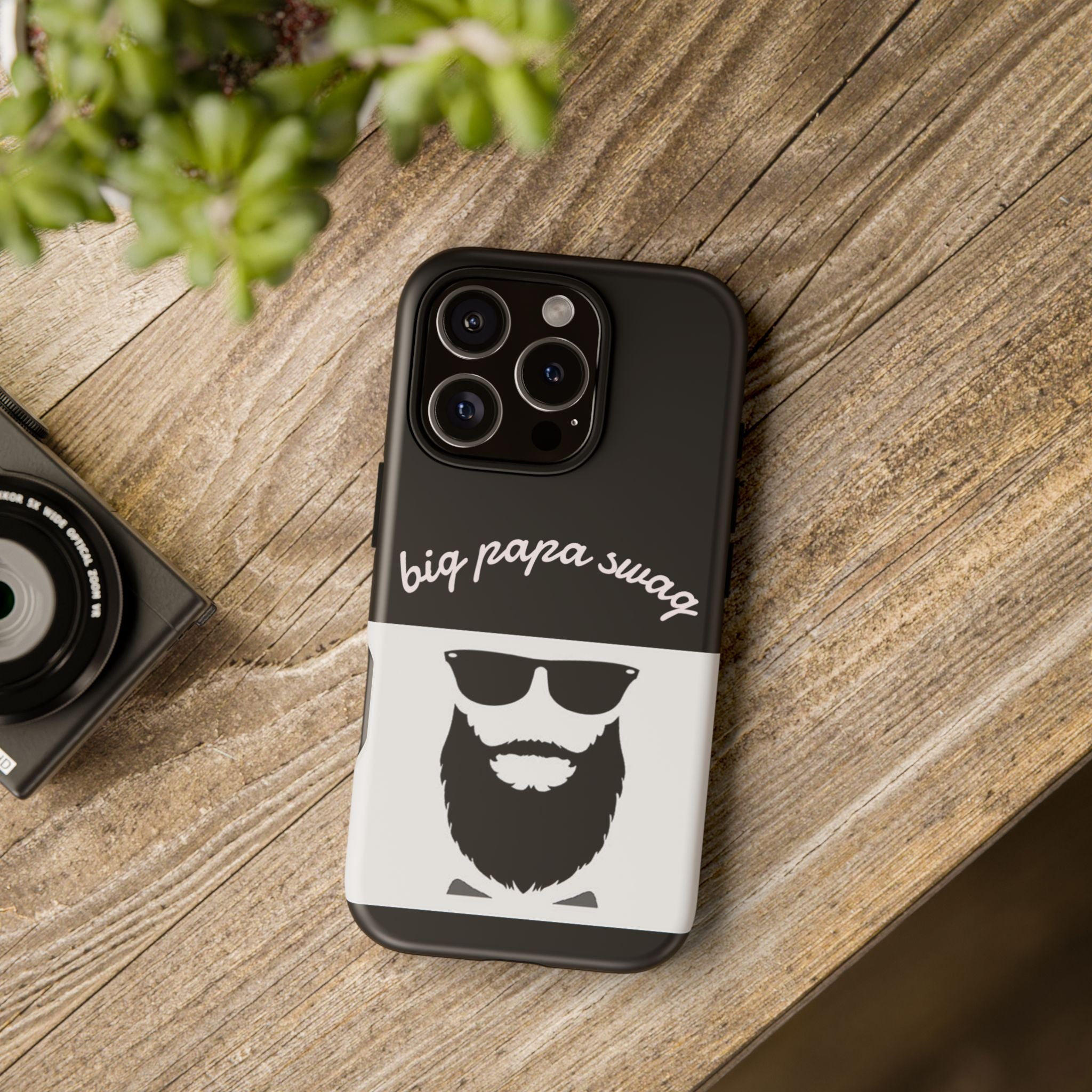 Stylish Phone Case for Dads, Big Papa Swag Design, Gift for Father's Day, Birthday Present, Cool Accessory, Trendy Mobile Cover