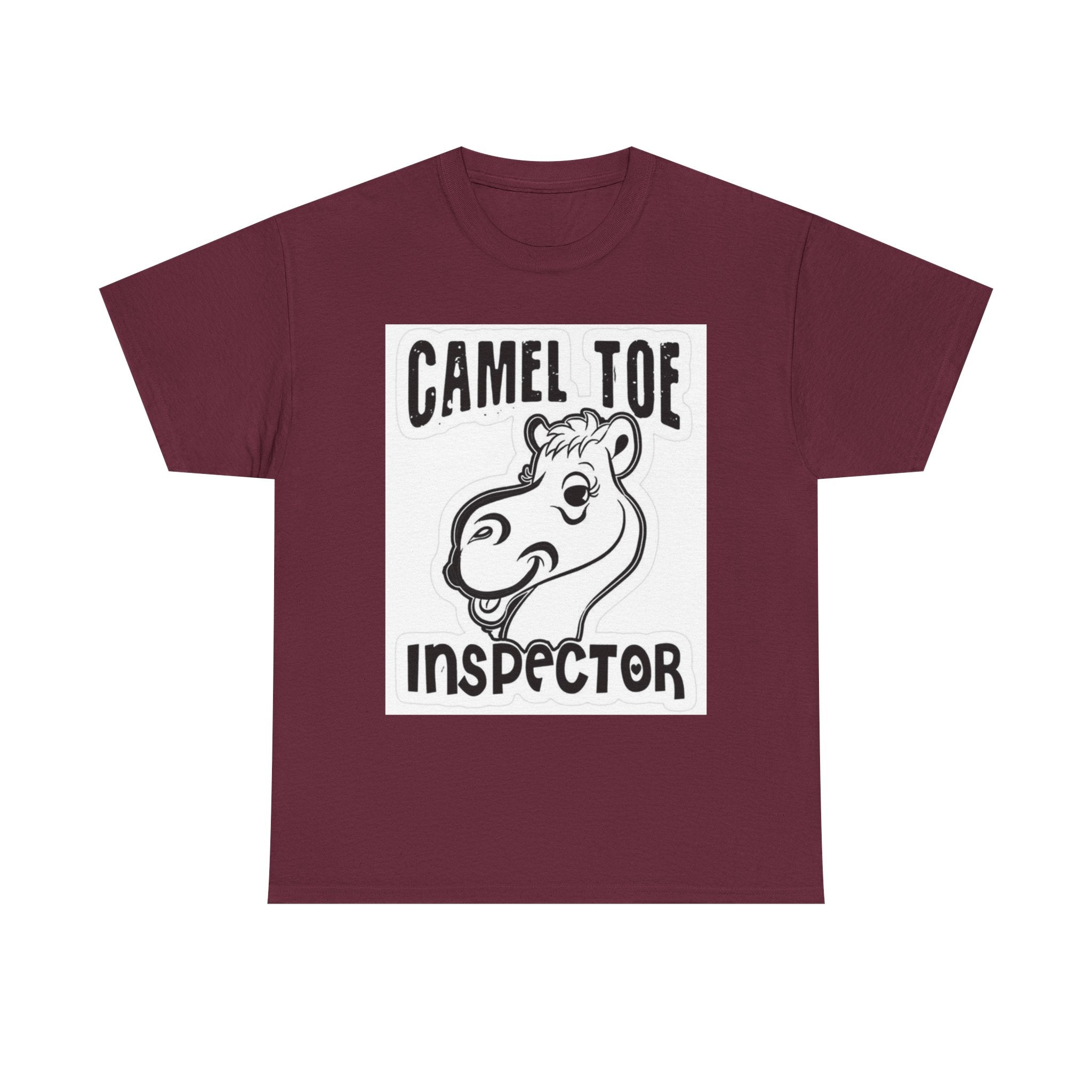 Funny Camel Toe Inspector Tee, Humorous T-Shirt for Parties, Gifts for Friends, Casual Wear, Novelty Gift Idea