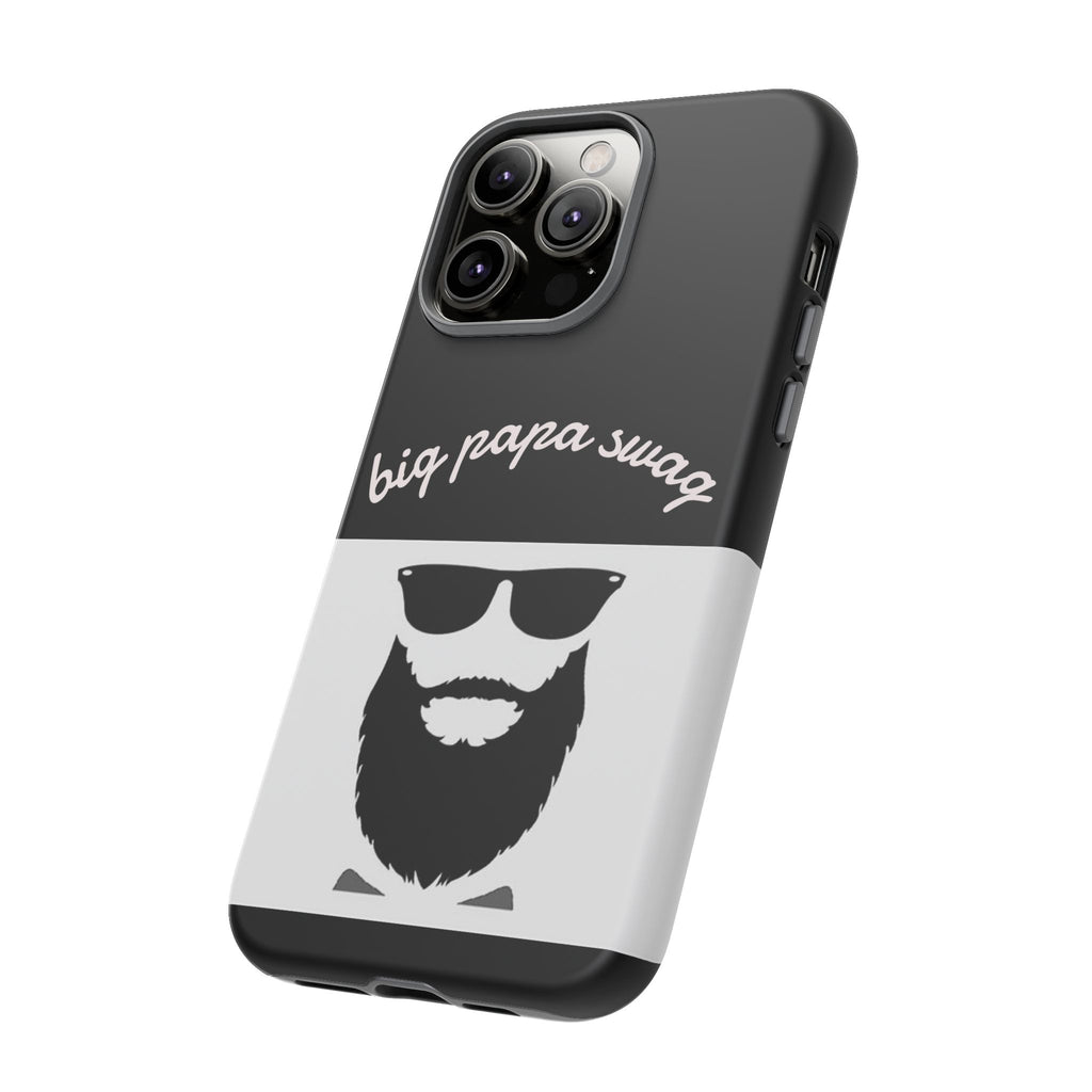 Stylish Phone Case for Dads, Big Papa Swag Design, Gift for Father's Day, Birthday Present, Cool Accessory, Trendy Mobile Cover