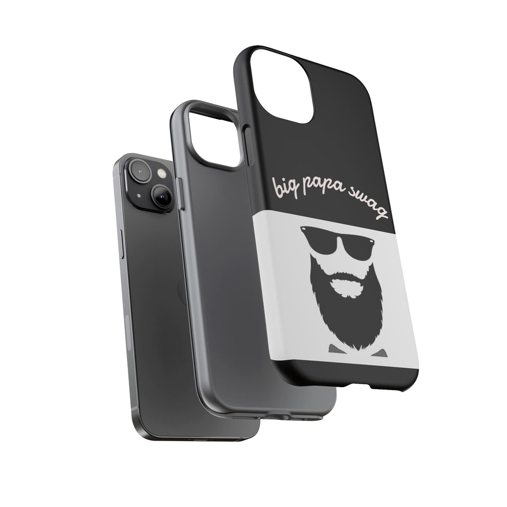 Stylish Phone Case for Dads, Big Papa Swag Design, Gift for Father's Day, Birthday Present, Cool Accessory, Trendy Mobile Cover