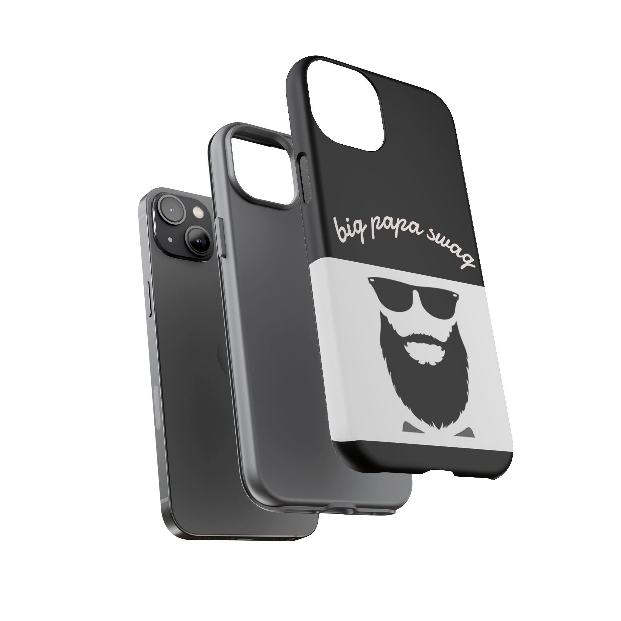 Stylish Phone Case for Dads, Big Papa Swag Design, Gift for Father's Day, Birthday Present, Cool Accessory, Trendy Mobile Cover