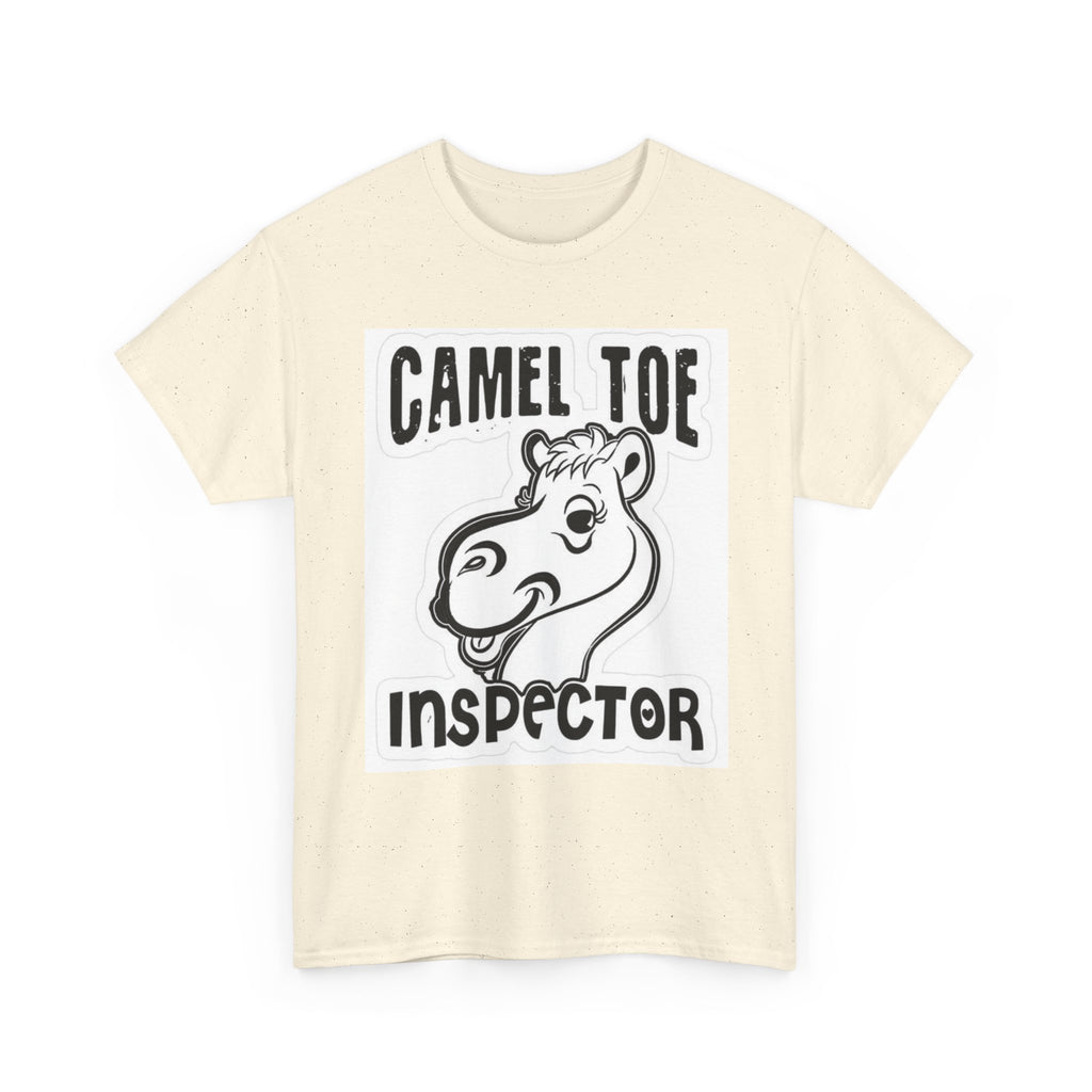 Funny Camel Toe Inspector Tee, Humorous T-Shirt for Parties, Gifts for Friends, Casual Wear, Novelty Gift Idea