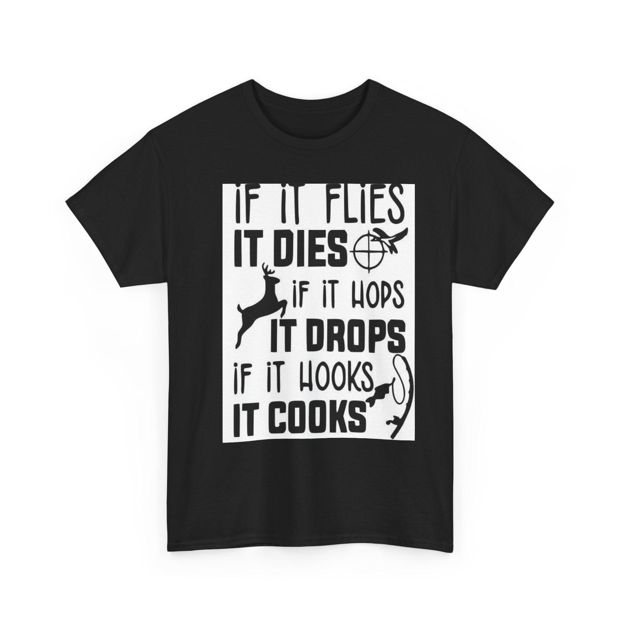 Hunting Quotes Tee, Funny Outdoor Shirt, Unisex Cotton T-Shirt, Gift for Hunters, Casual Wear for Nature Lovers