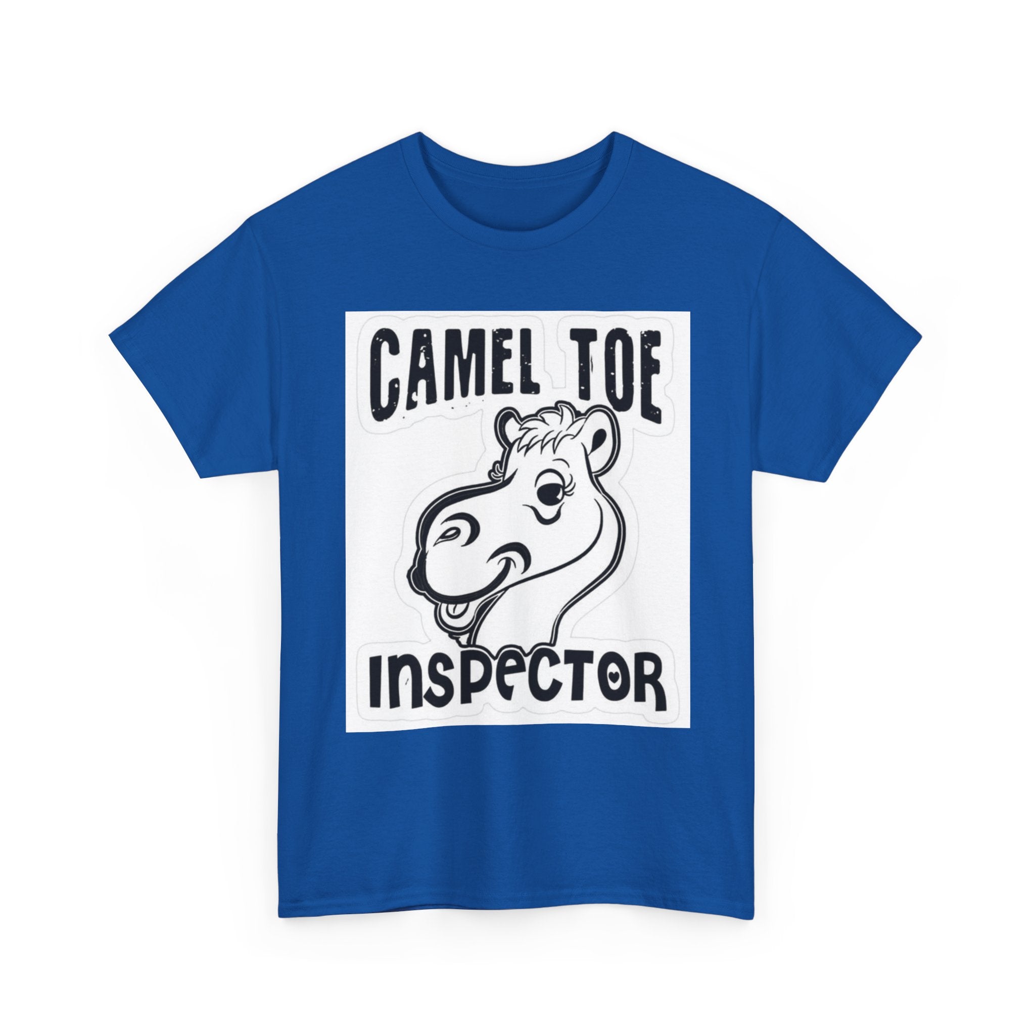 Funny Camel Toe Inspector Tee, Humorous T-Shirt for Parties, Gifts for Friends, Casual Wear, Novelty Gift Idea