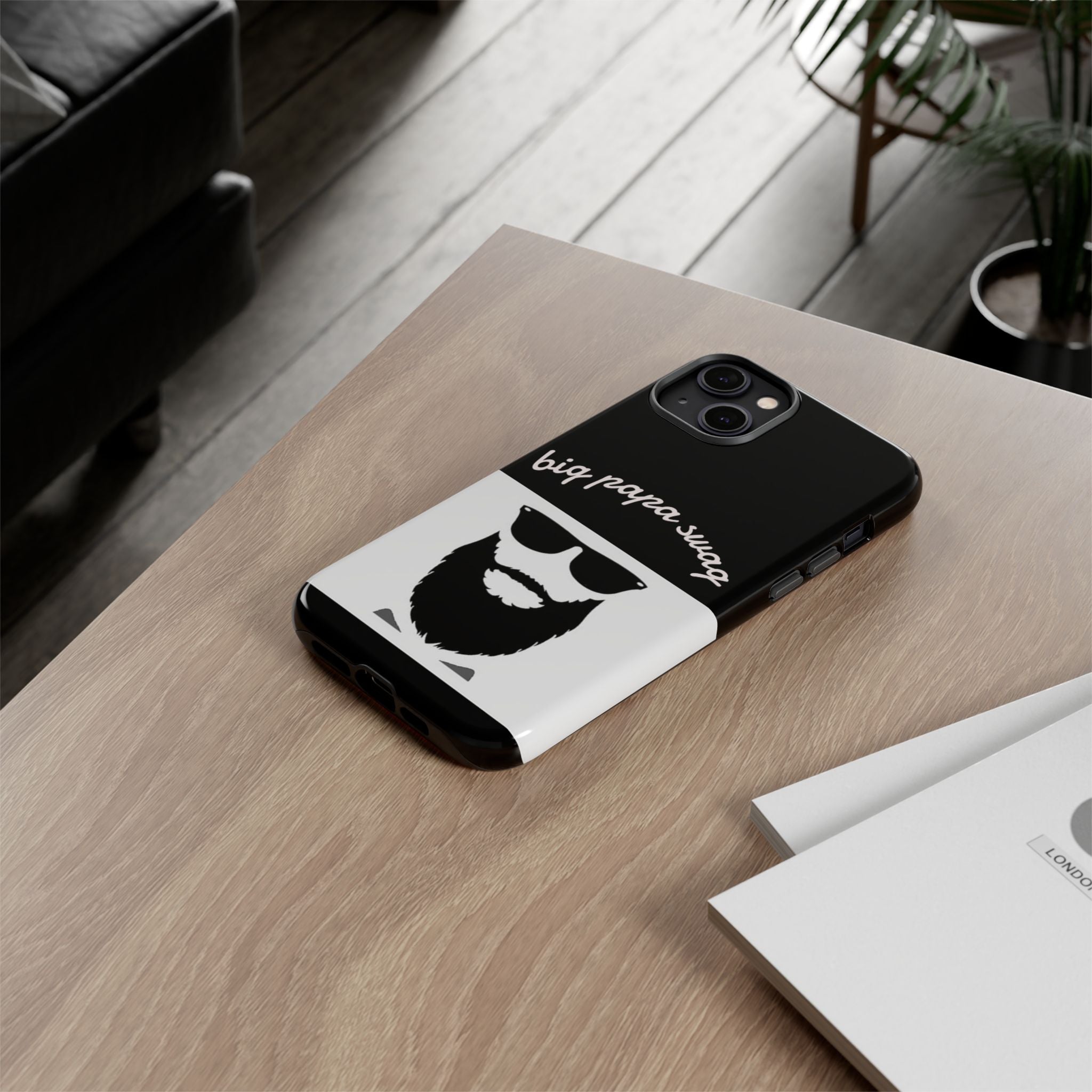 Stylish Phone Case for Dads, Big Papa Swag Design, Gift for Father's Day, Birthday Present, Cool Accessory, Trendy Mobile Cover