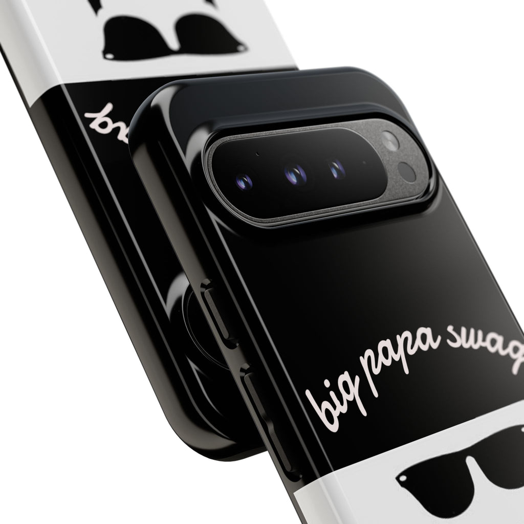 Stylish Phone Case for Dads, Big Papa Swag Design, Gift for Father's Day, Birthday Present, Cool Accessory, Trendy Mobile Cover