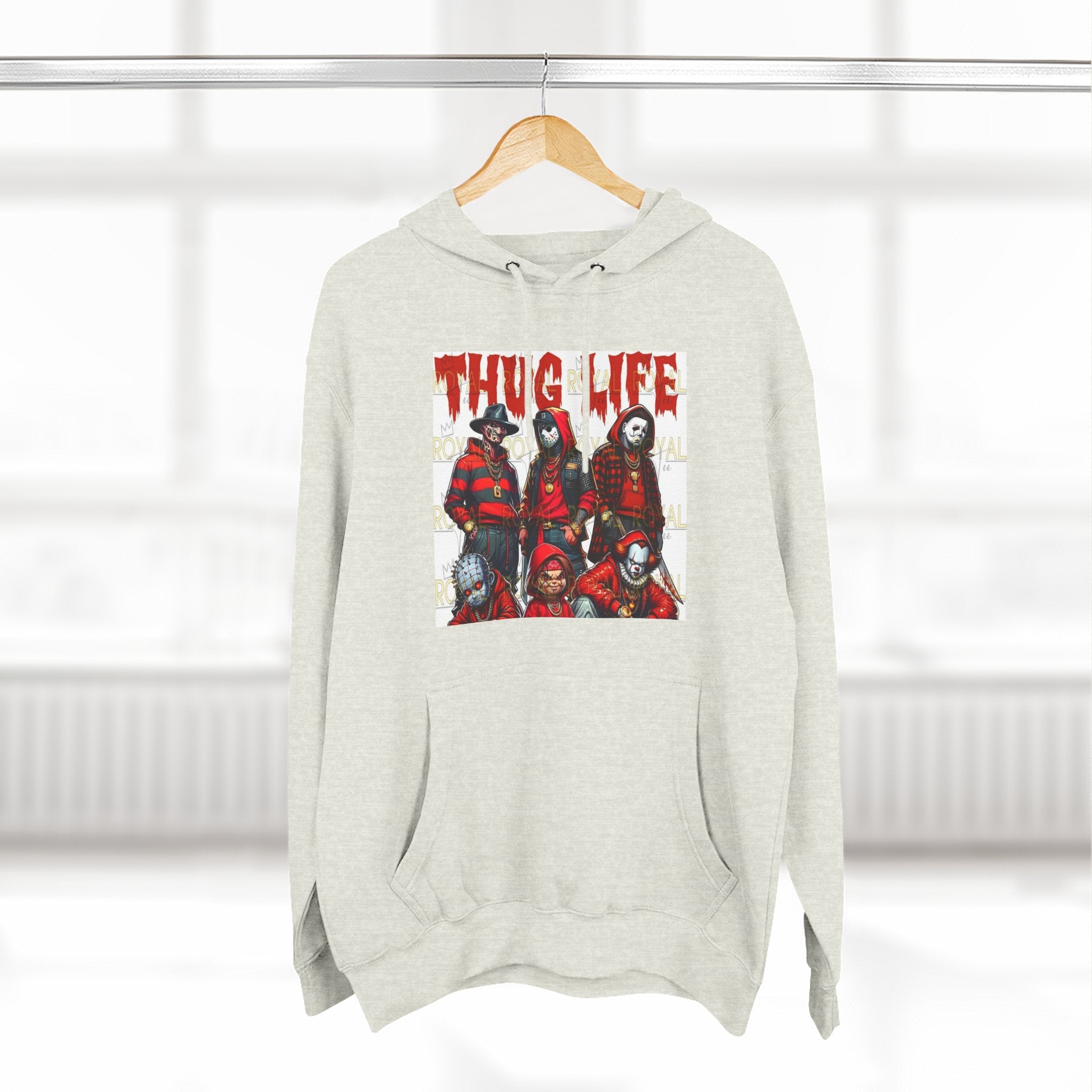 Thug Life Three-Panel Fleece Hoodie, Cozy Sweatshirt for Casual Wear, Gift for Friends, Unisex Hoodie for Everyday Comfort, Hoodie for [...]