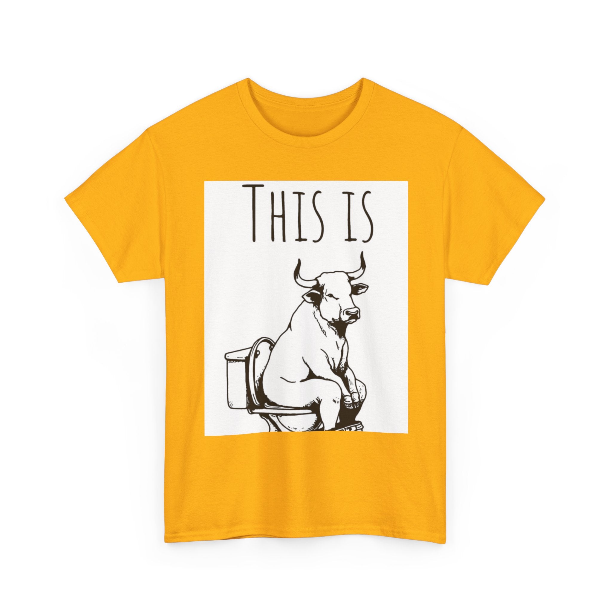 Funny Cow Humor Tee, Unisex Cotton Shirt, Gift for Animal Lovers, Farm Humor Apparel, Casual Tee for All Occasions