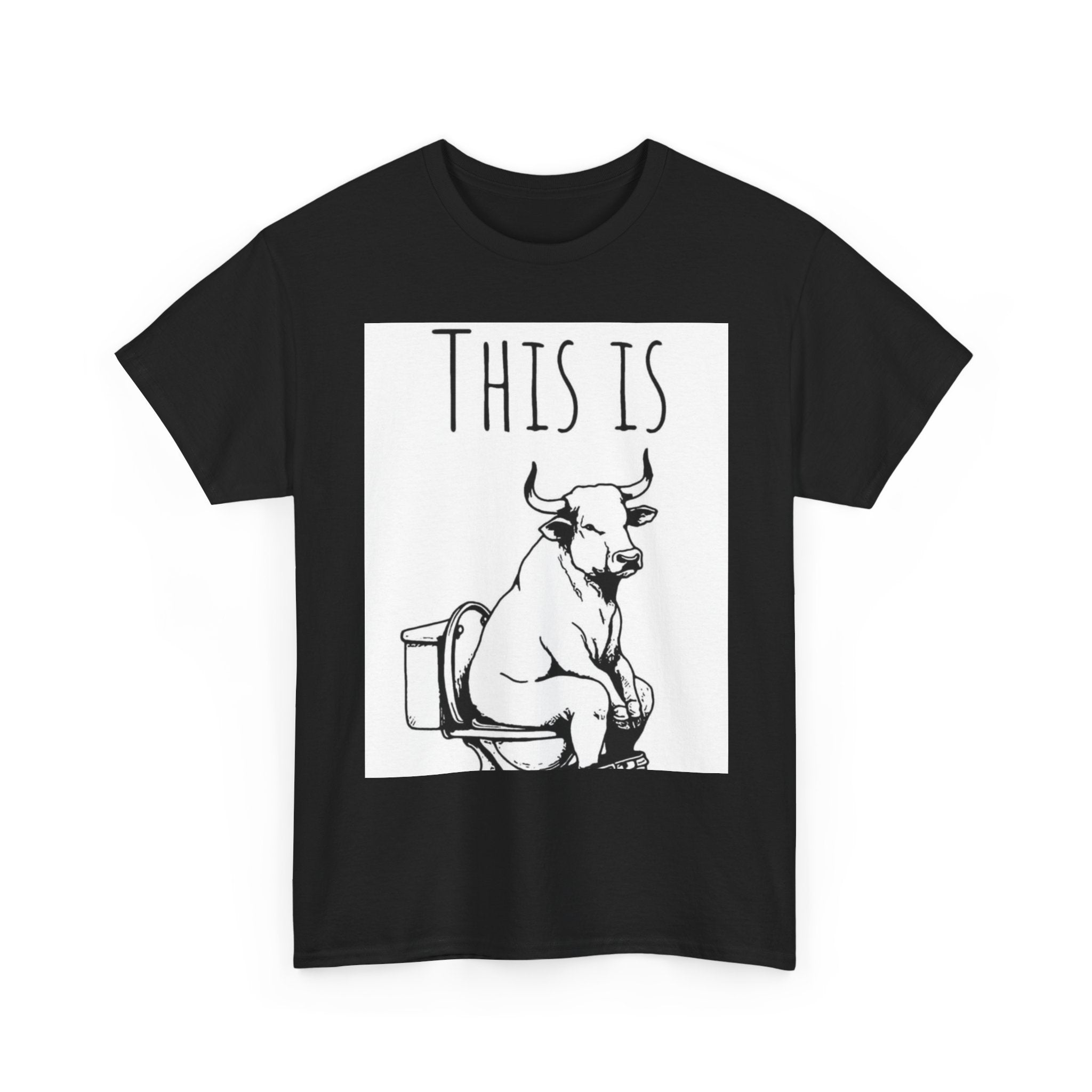 Funny Cow Humor Tee, Unisex Cotton Shirt, Gift for Animal Lovers, Farm Humor Apparel, Casual Tee for All Occasions