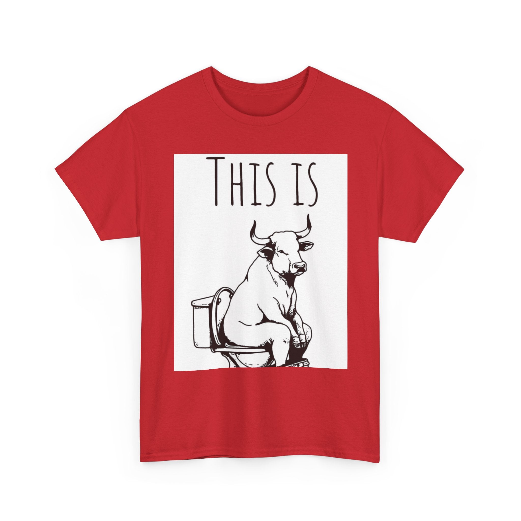 Funny Cow Humor Tee, Unisex Cotton Shirt, Gift for Animal Lovers, Farm Humor Apparel, Casual Tee for All Occasions