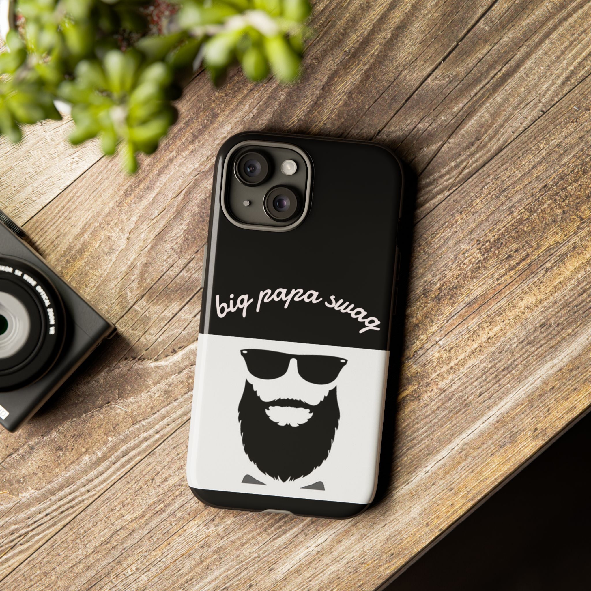 Stylish Phone Case for Dads, Big Papa Swag Design, Gift for Father's Day, Birthday Present, Cool Accessory, Trendy Mobile Cover