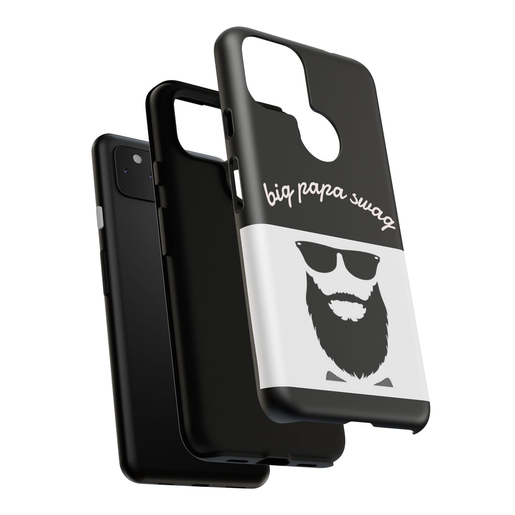 Stylish Phone Case for Dads, Big Papa Swag Design, Gift for Father's Day, Birthday Present, Cool Accessory, Trendy Mobile Cover