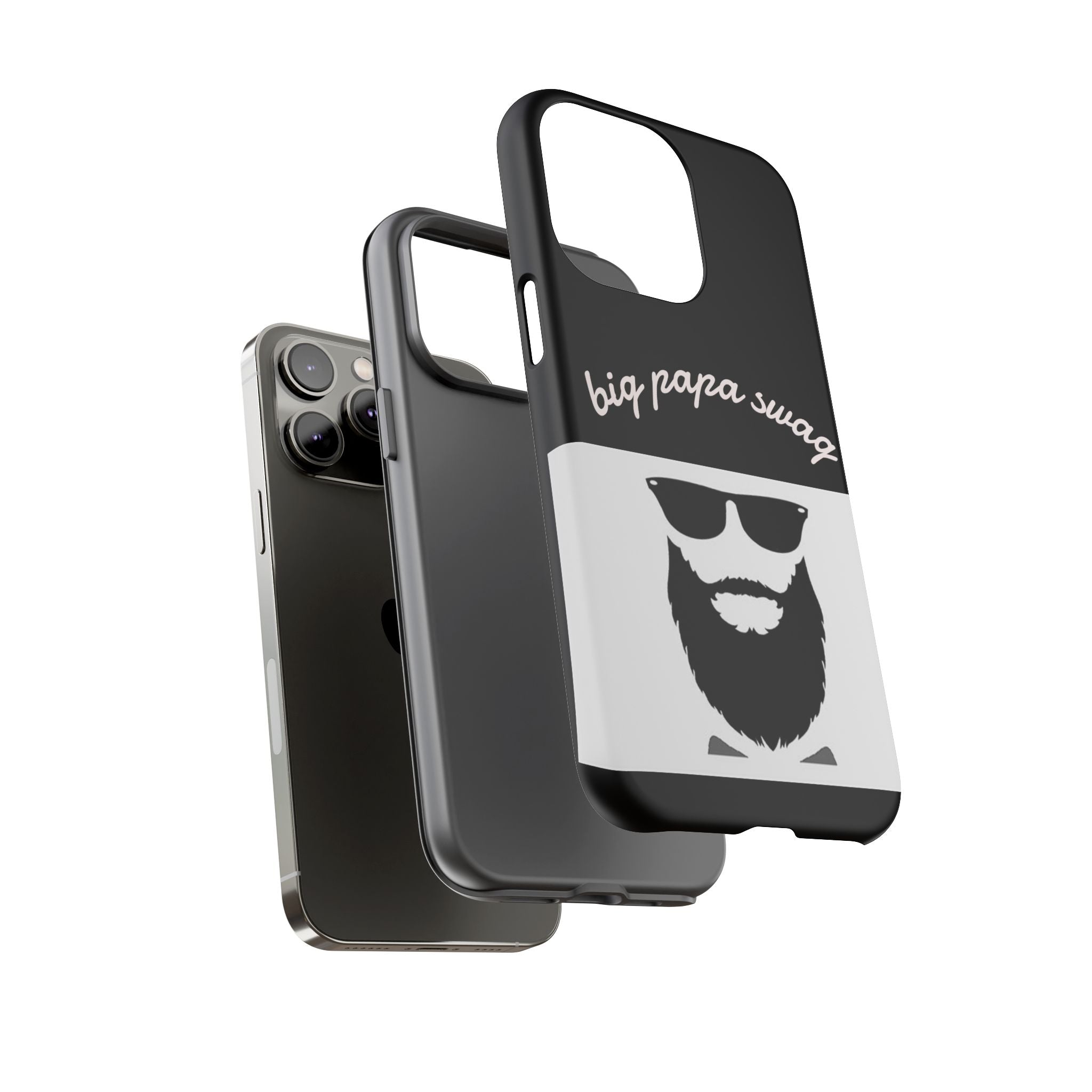 Stylish Phone Case for Dads, Big Papa Swag Design, Gift for Father's Day, Birthday Present, Cool Accessory, Trendy Mobile Cover