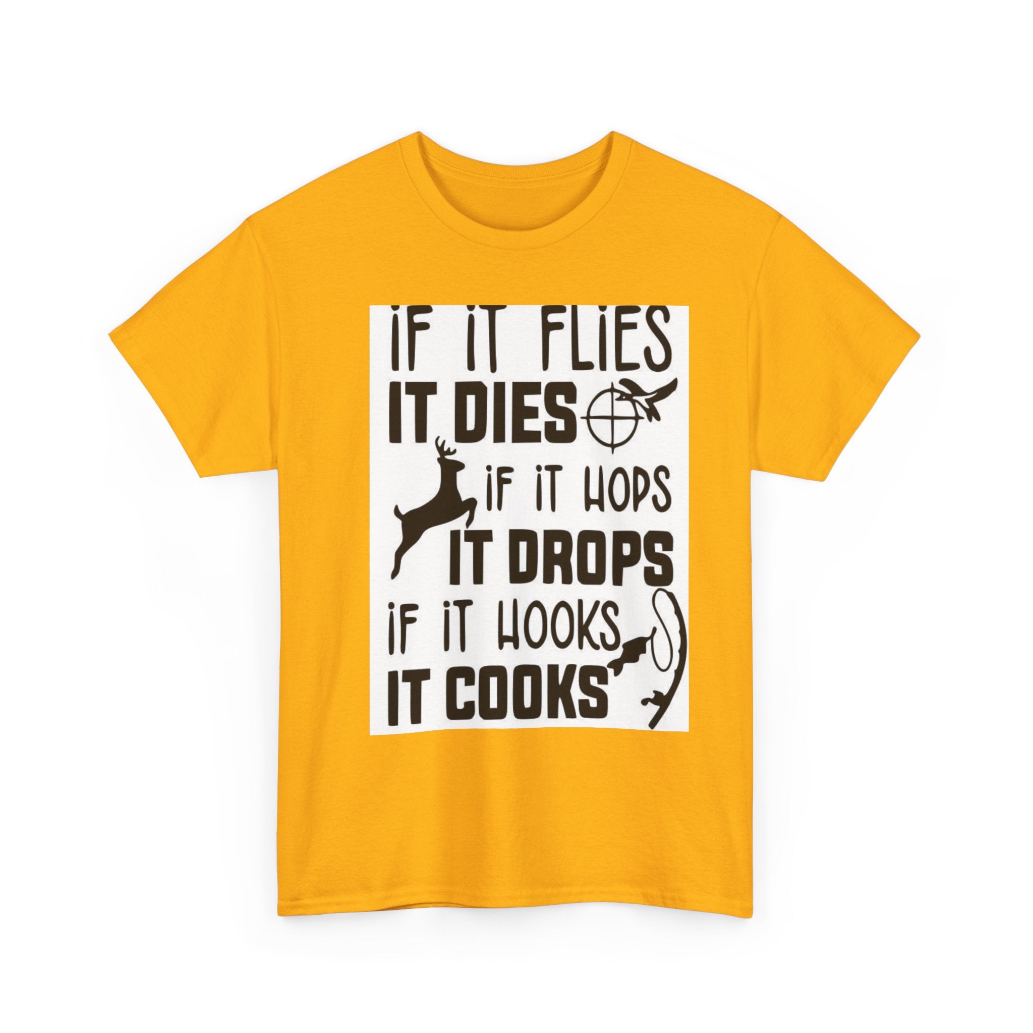 Hunting Quotes Tee, Funny Outdoor Shirt, Unisex Cotton T-Shirt, Gift for Hunters, Casual Wear for Nature Lovers