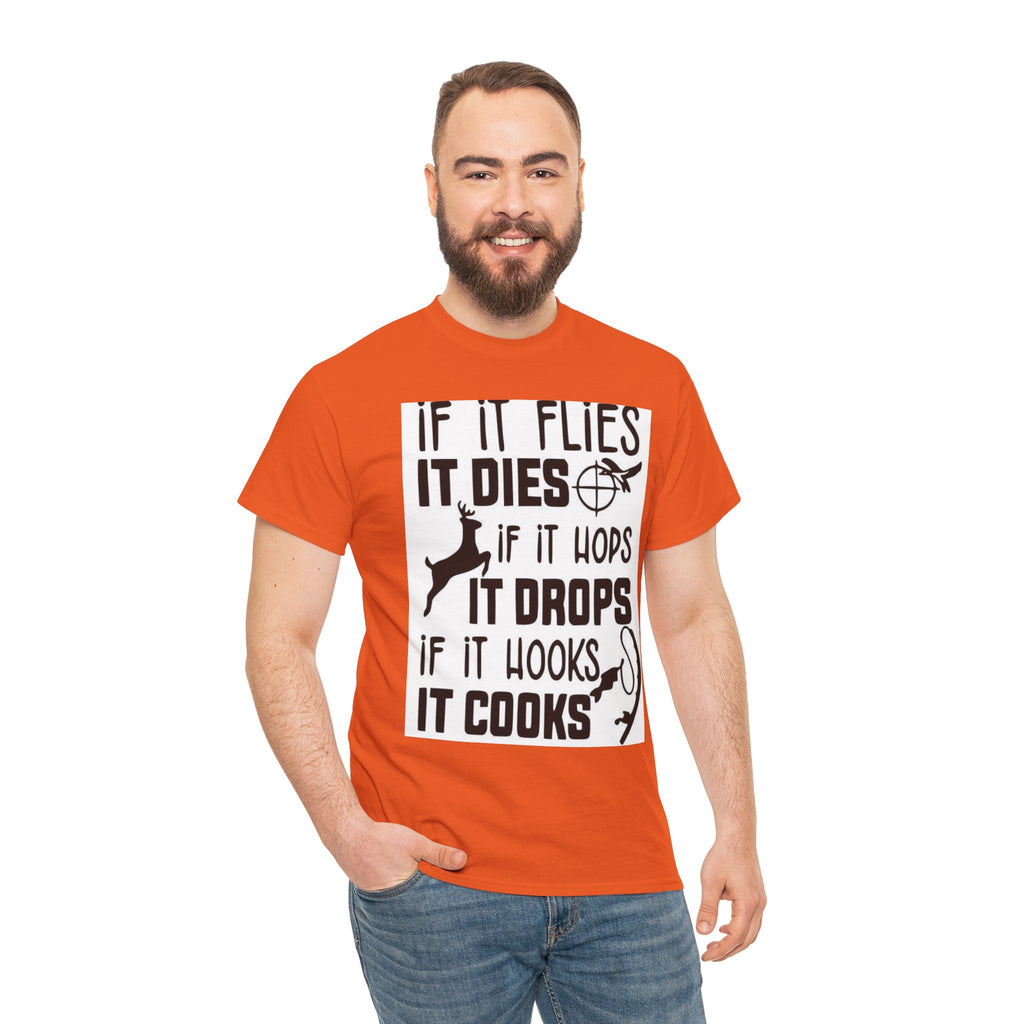 Hunting Quotes Tee, Funny Outdoor Shirt, Unisex Cotton T-Shirt, Gift for Hunters, Casual Wear for Nature Lovers