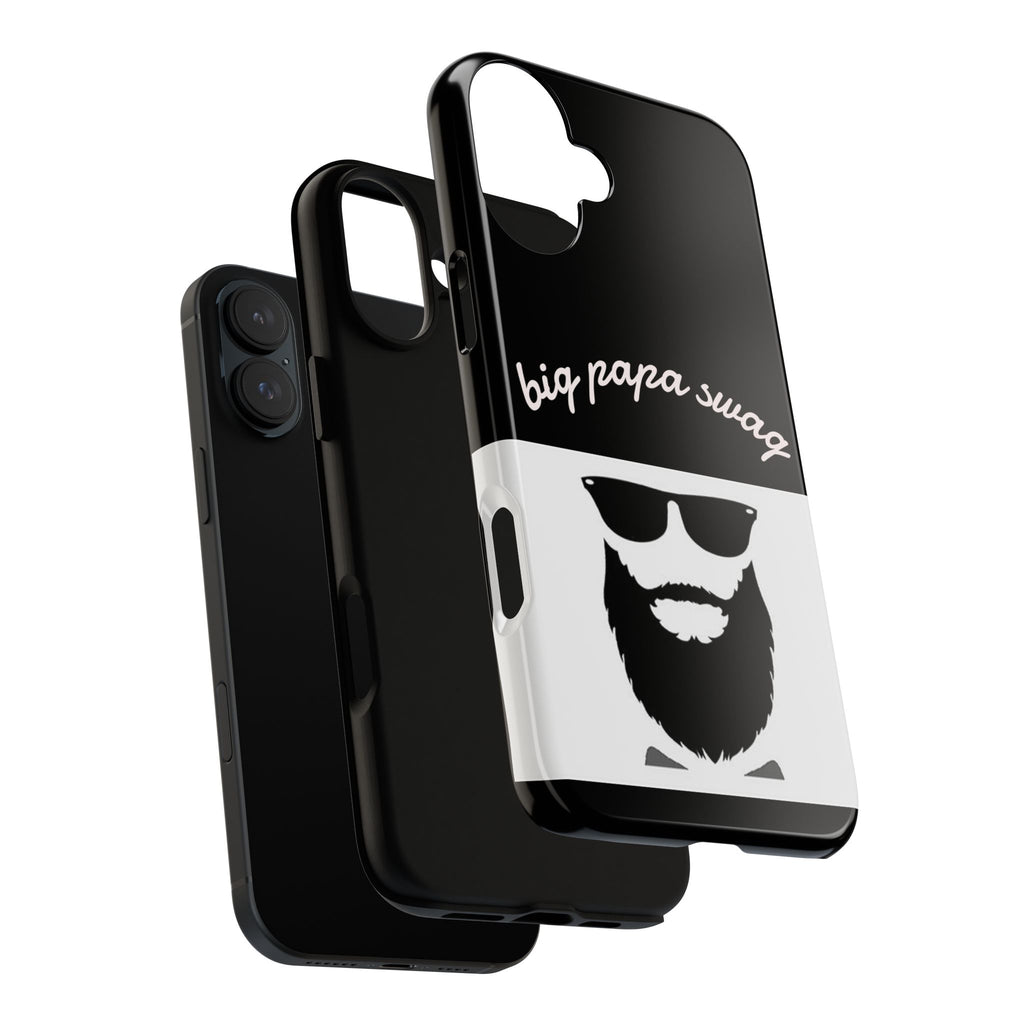Stylish Phone Case for Dads, Big Papa Swag Design, Gift for Father's Day, Birthday Present, Cool Accessory, Trendy Mobile Cover