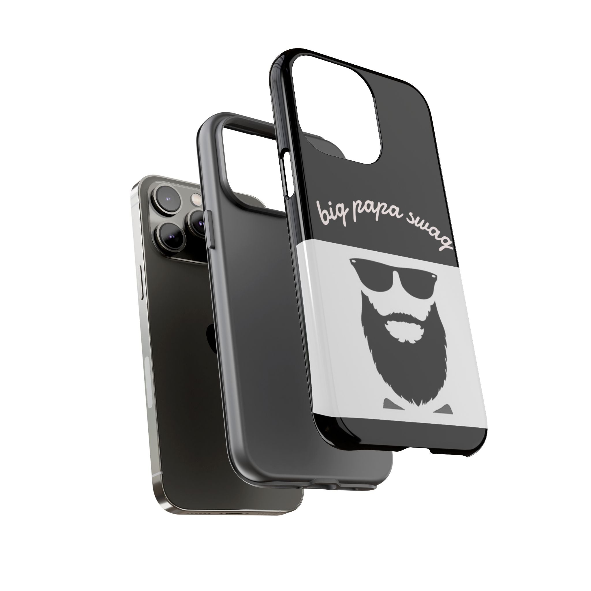 Stylish Phone Case for Dads, Big Papa Swag Design, Gift for Father's Day, Birthday Present, Cool Accessory, Trendy Mobile Cover