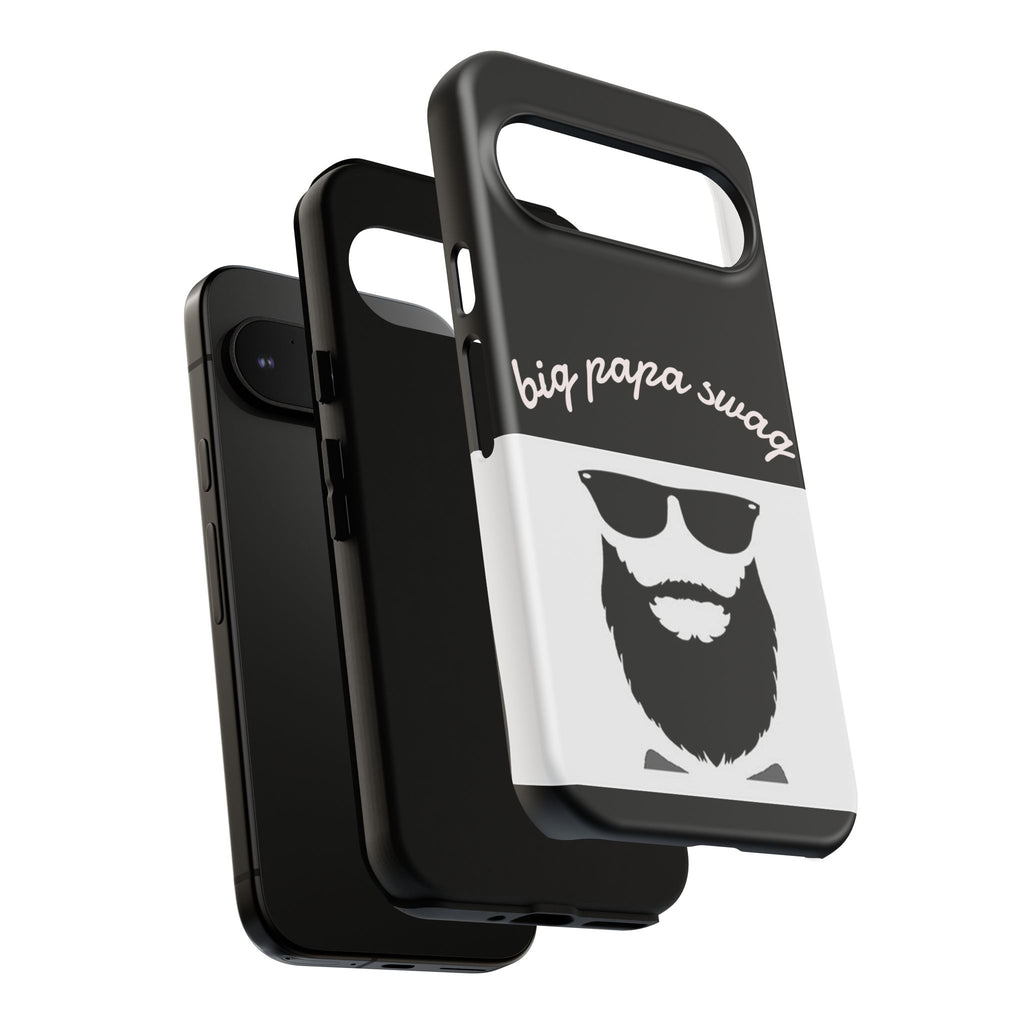 Stylish Phone Case for Dads, Big Papa Swag Design, Gift for Father's Day, Birthday Present, Cool Accessory, Trendy Mobile Cover