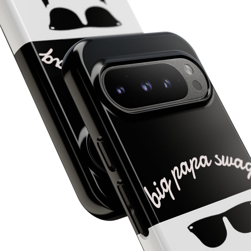 Stylish Phone Case for Dads, Big Papa Swag Design, Gift for Father's Day, Birthday Present, Cool Accessory, Trendy Mobile Cover