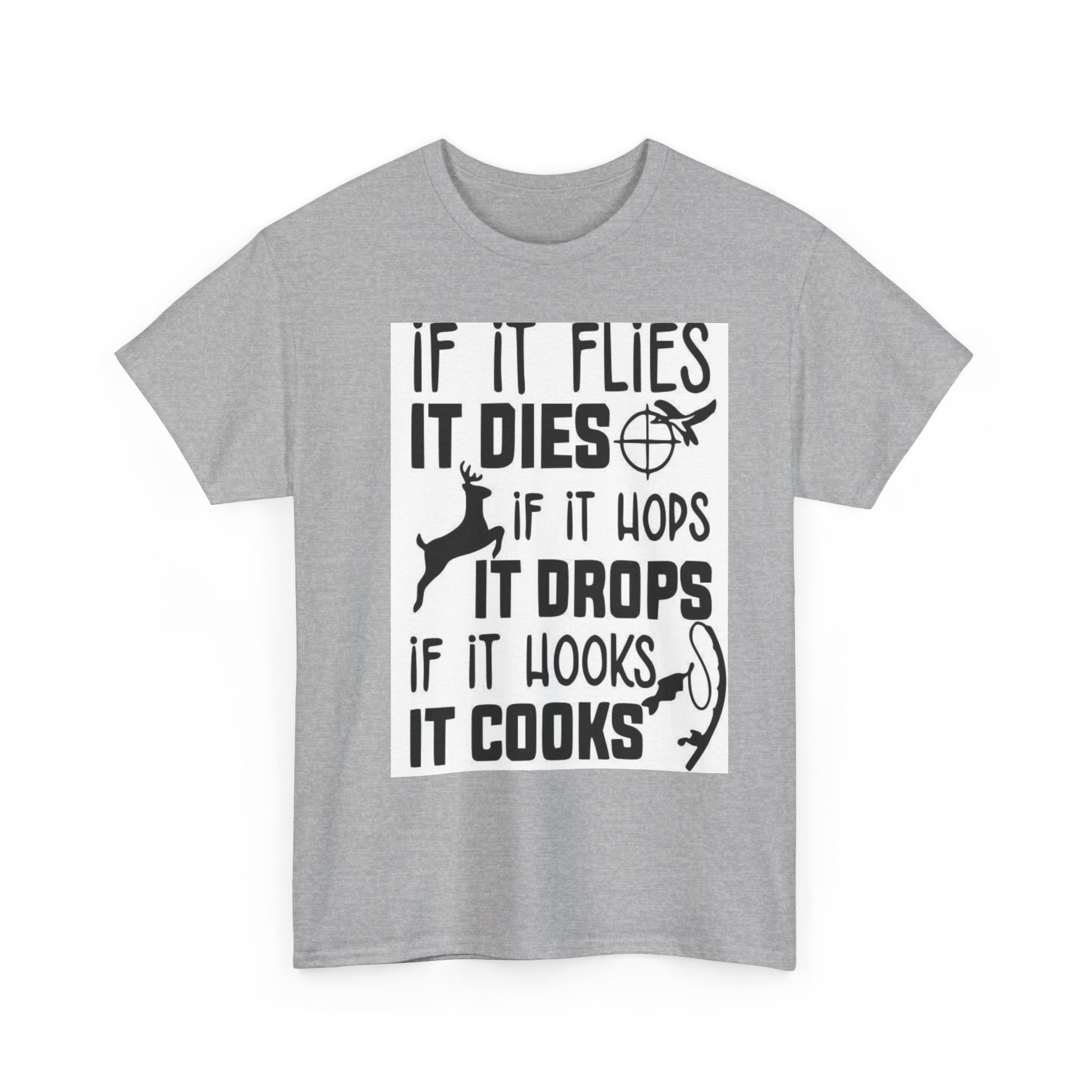 Hunting Quotes Tee, Funny Outdoor Shirt, Unisex Cotton T-Shirt, Gift for Hunters, Casual Wear for Nature Lovers