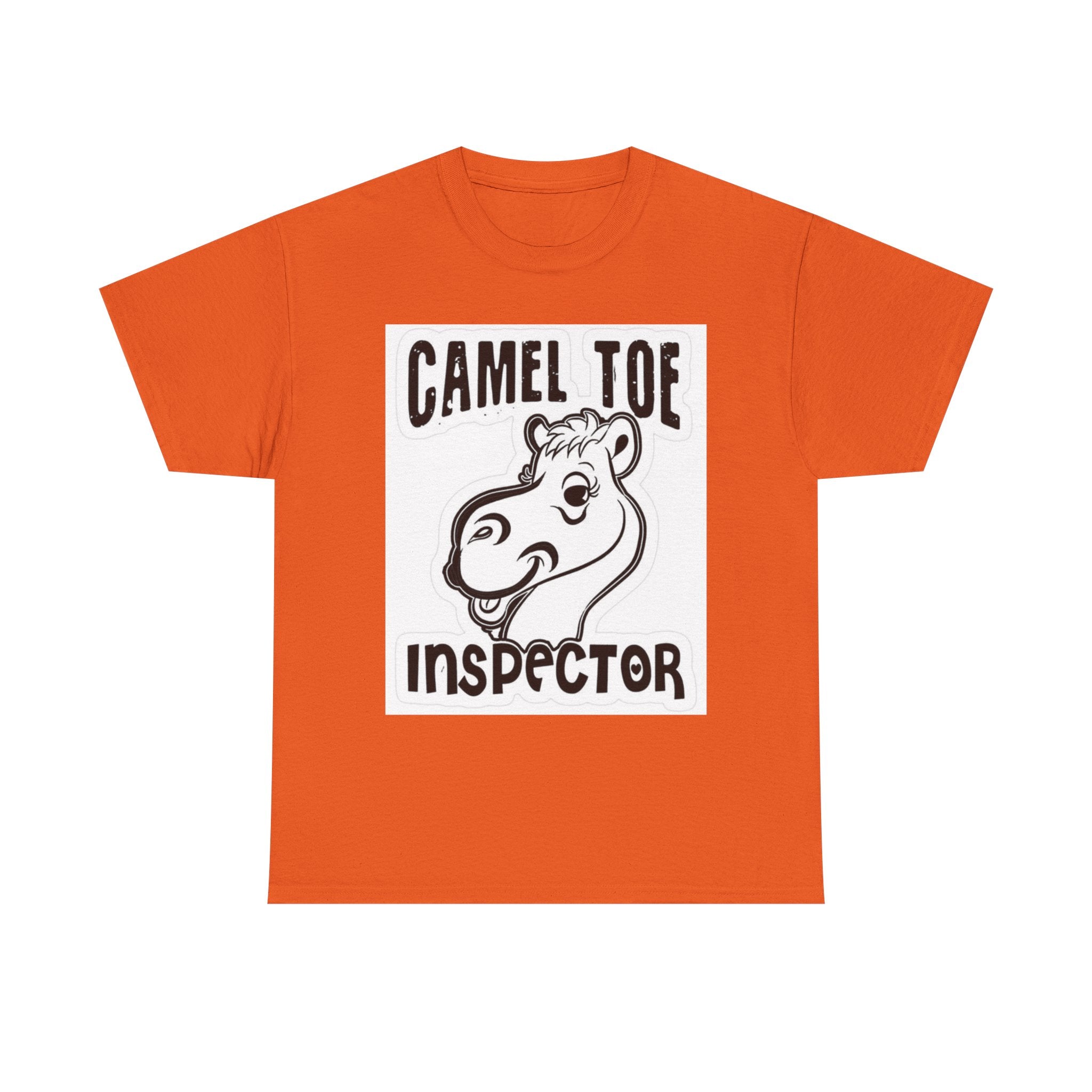 Funny Camel Toe Inspector Tee, Humorous T-Shirt for Parties, Gifts for Friends, Casual Wear, Novelty Gift Idea