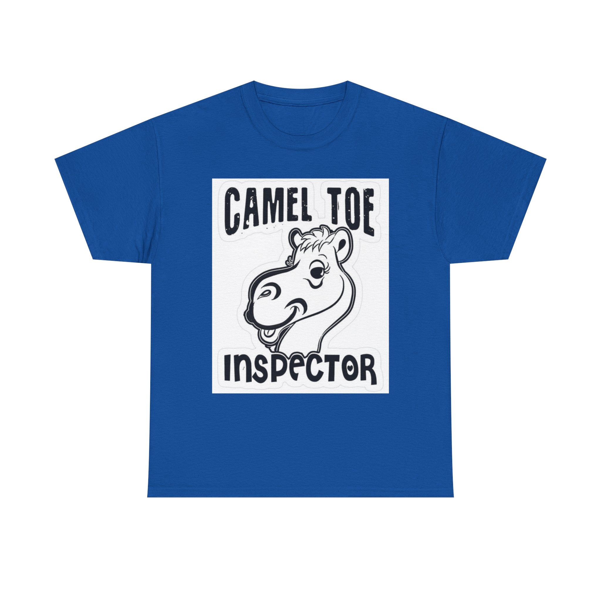 Funny Camel Toe Inspector Tee, Humorous T-Shirt for Parties, Gifts for Friends, Casual Wear, Novelty Gift Idea