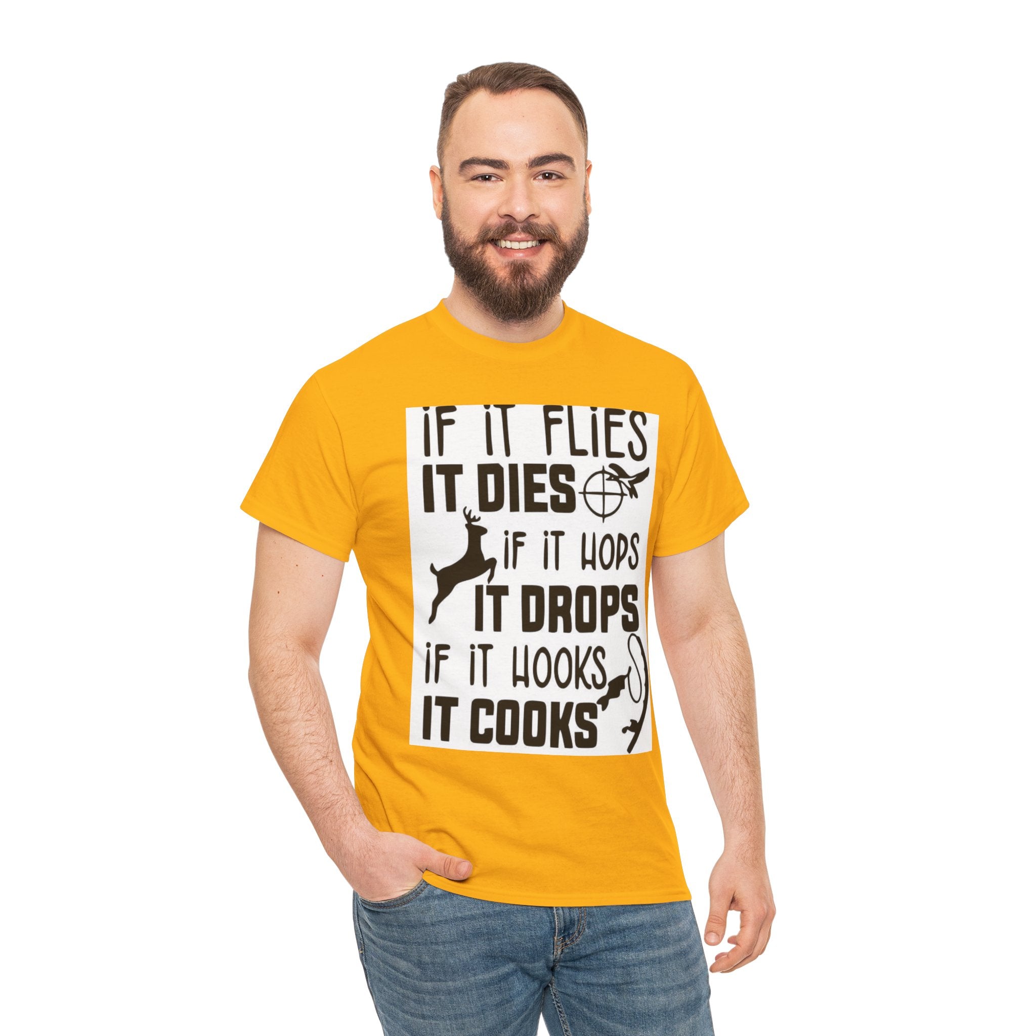 Hunting Quotes Tee, Funny Outdoor Shirt, Unisex Cotton T-Shirt, Gift for Hunters, Casual Wear for Nature Lovers