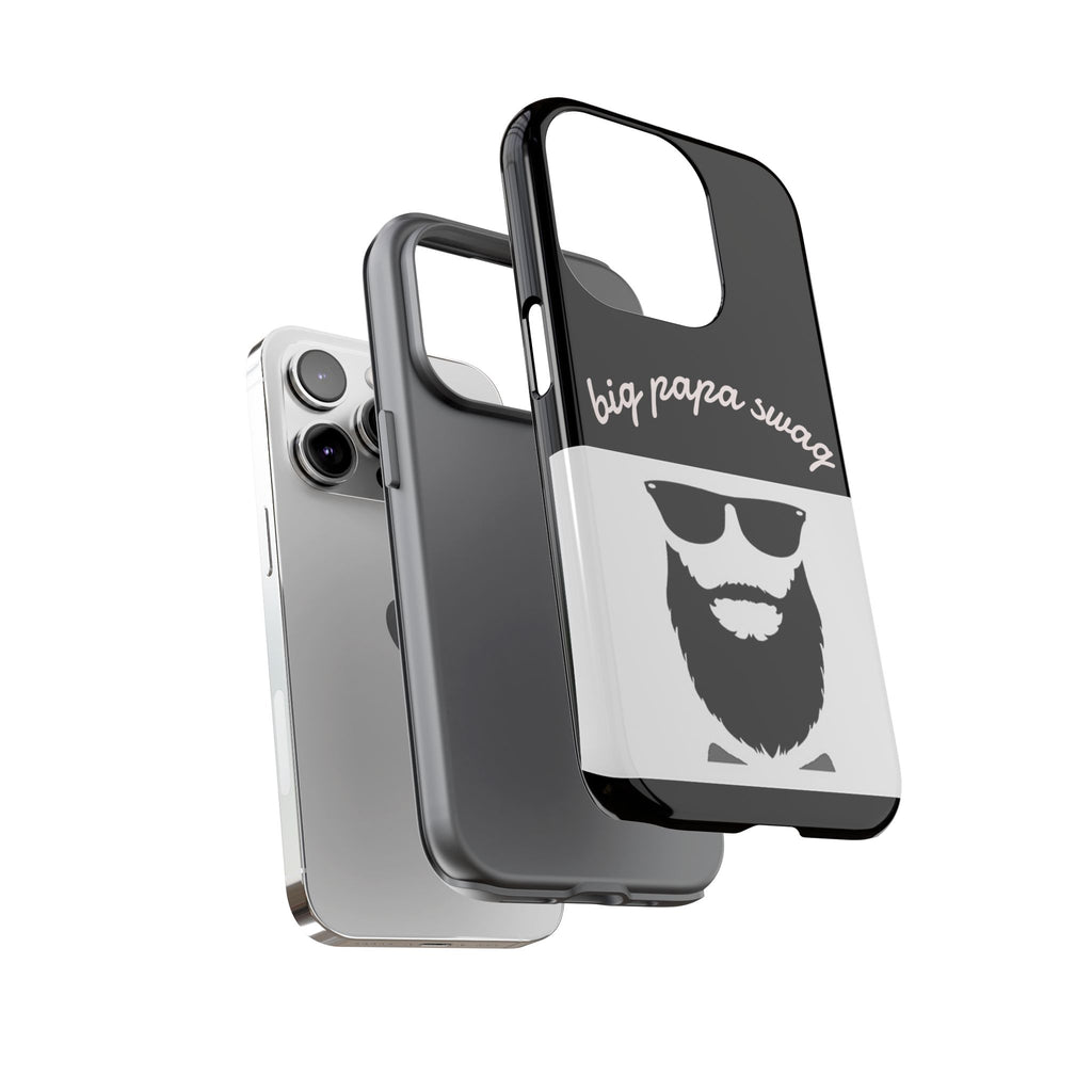 Stylish Phone Case for Dads, Big Papa Swag Design, Gift for Father's Day, Birthday Present, Cool Accessory, Trendy Mobile Cover