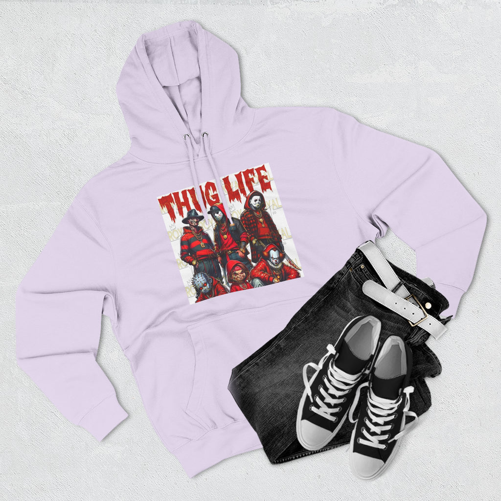Thug Life Three-Panel Fleece Hoodie, Cozy Sweatshirt for Casual Wear, Gift for Friends, Unisex Hoodie for Everyday Comfort, Hoodie for [...]