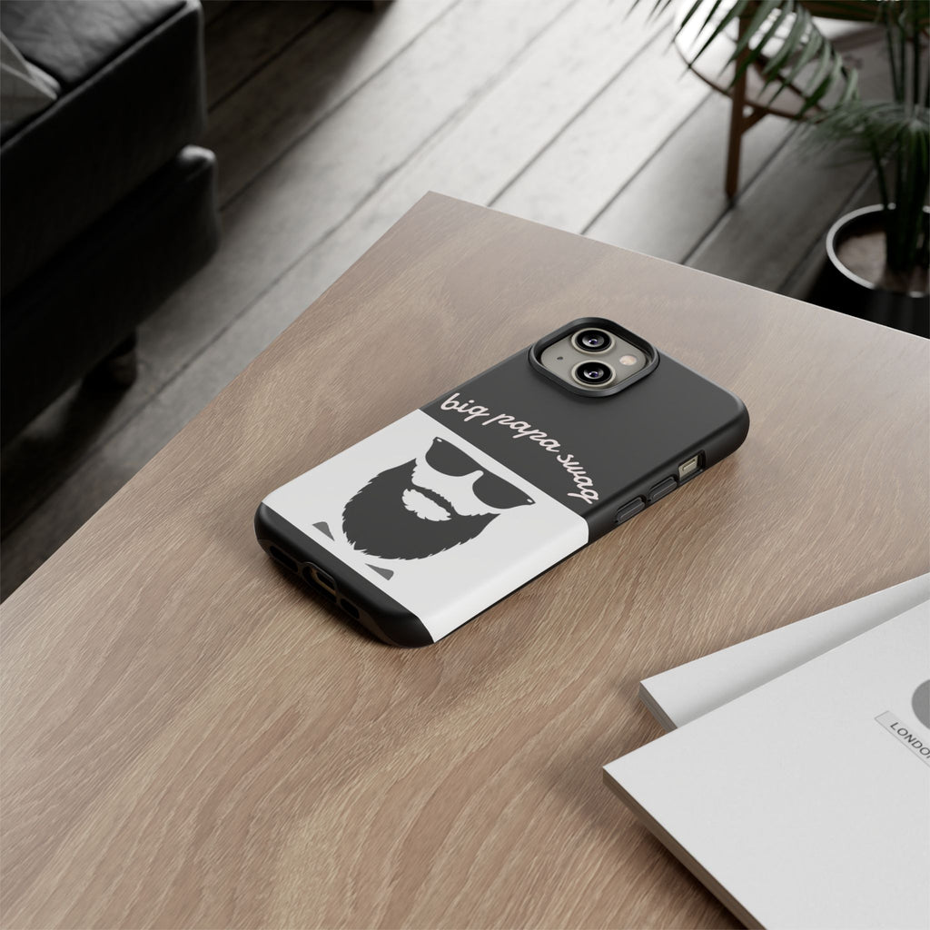 Stylish Phone Case for Dads, Big Papa Swag Design, Gift for Father's Day, Birthday Present, Cool Accessory, Trendy Mobile Cover