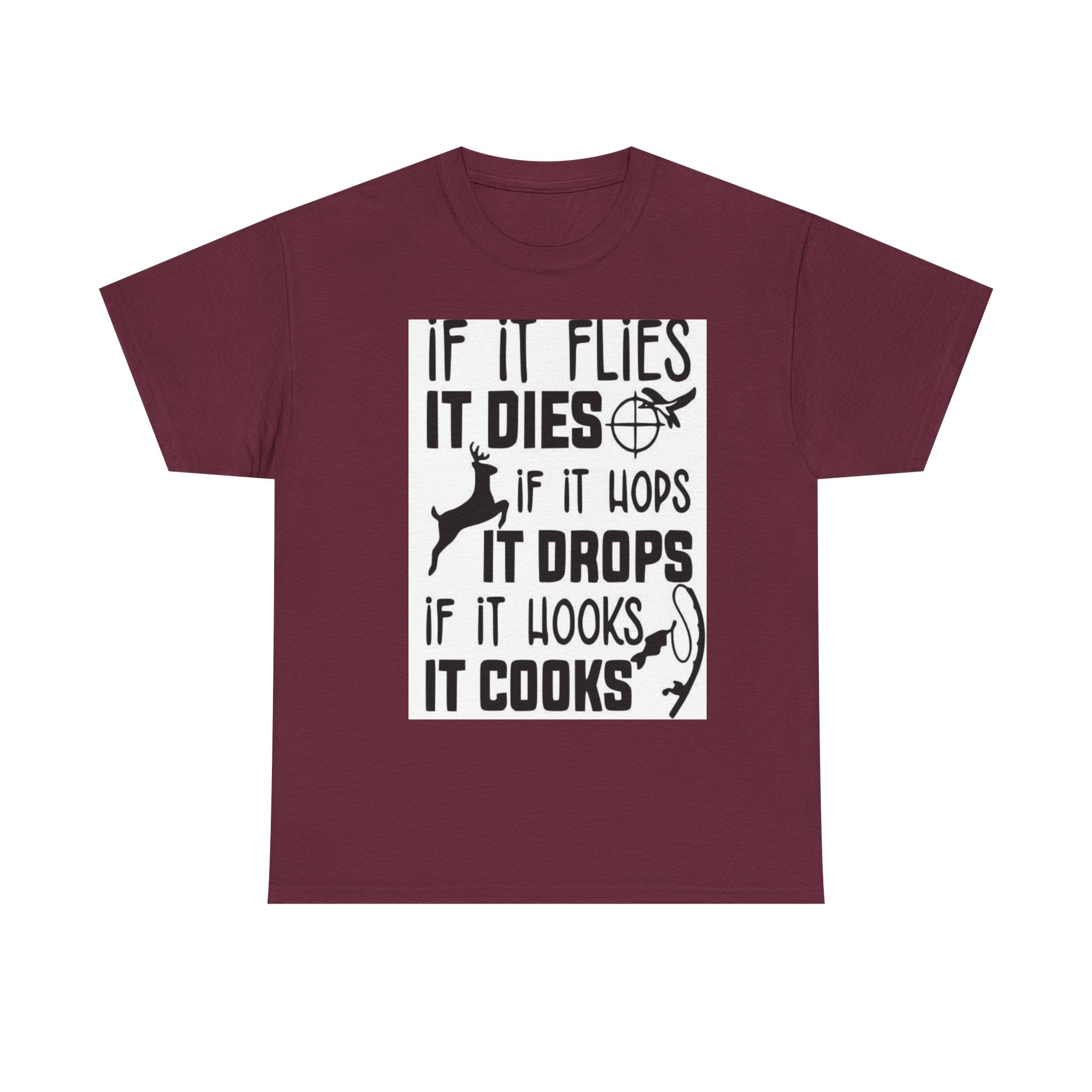 Hunting Quotes Tee, Funny Outdoor Shirt, Unisex Cotton T-Shirt, Gift for Hunters, Casual Wear for Nature Lovers