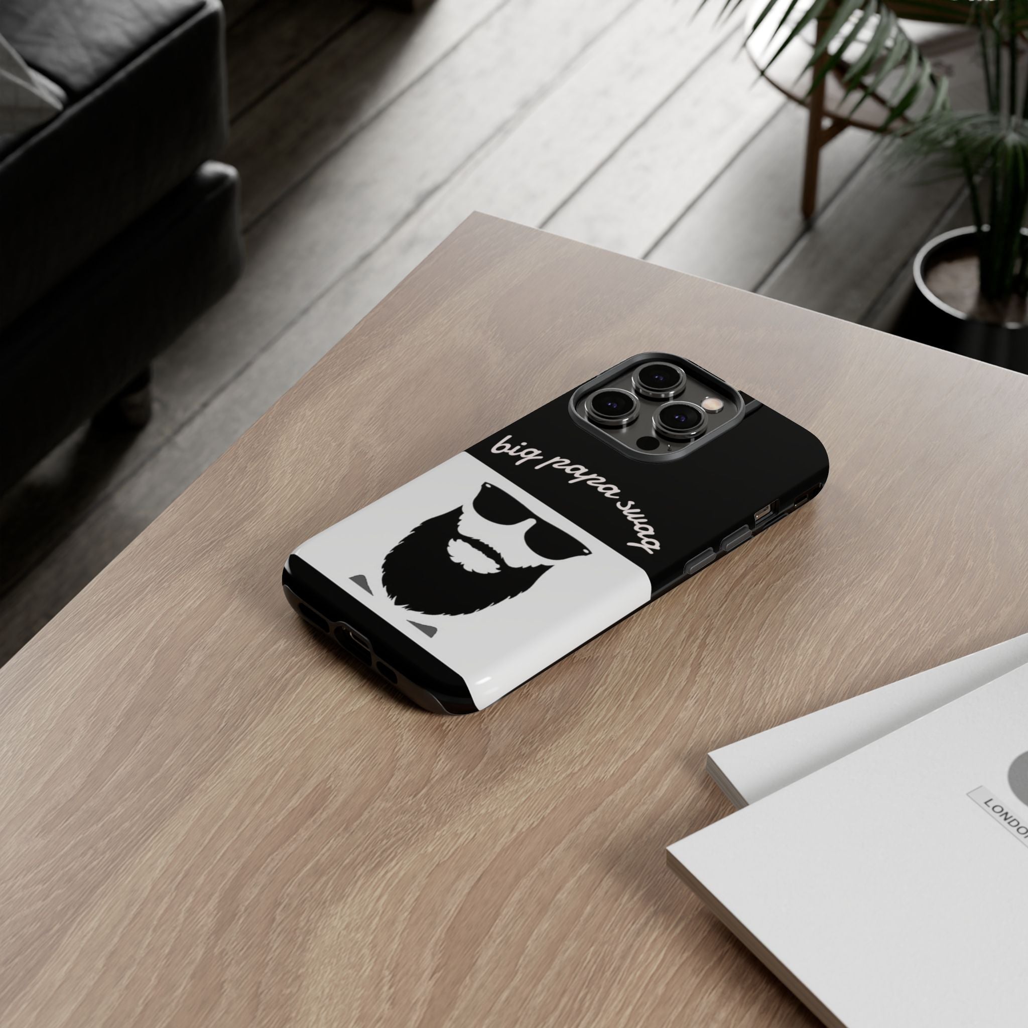 Stylish Phone Case for Dads, Big Papa Swag Design, Gift for Father's Day, Birthday Present, Cool Accessory, Trendy Mobile Cover