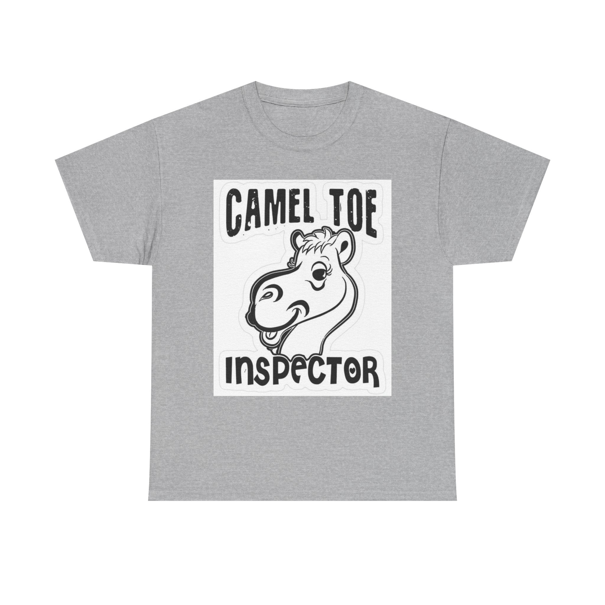 Funny Camel Toe Inspector Tee, Humorous T-Shirt for Parties, Gifts for Friends, Casual Wear, Novelty Gift Idea