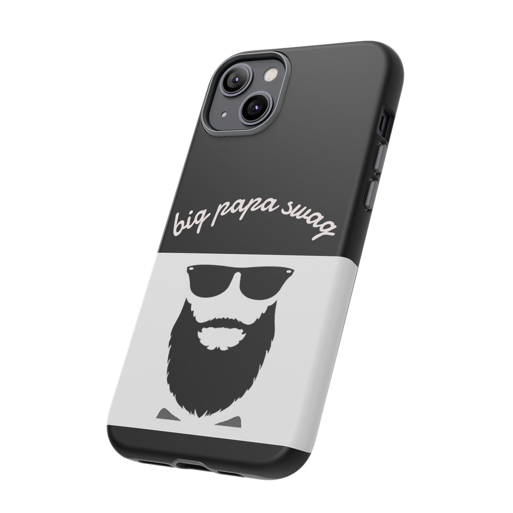 Stylish Phone Case for Dads, Big Papa Swag Design, Gift for Father's Day, Birthday Present, Cool Accessory, Trendy Mobile Cover
