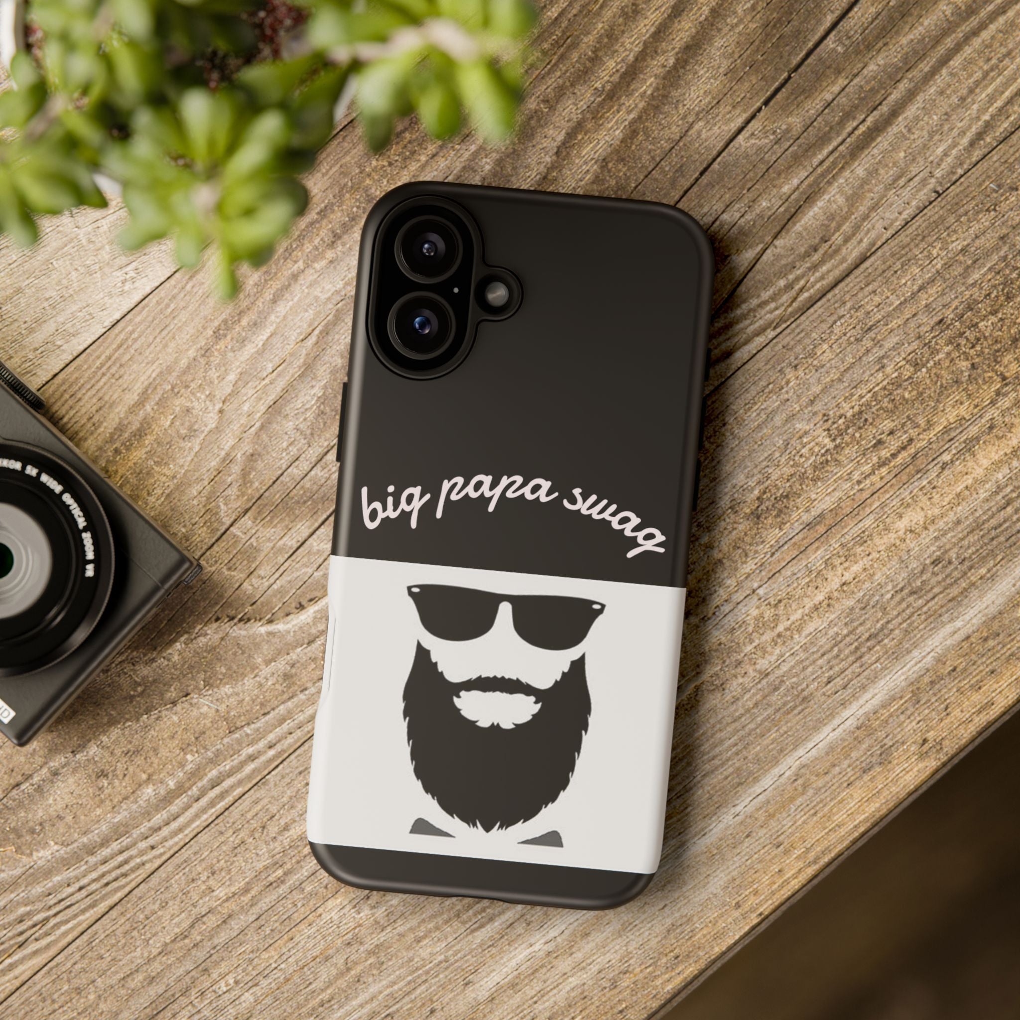 Stylish Phone Case for Dads, Big Papa Swag Design, Gift for Father's Day, Birthday Present, Cool Accessory, Trendy Mobile Cover