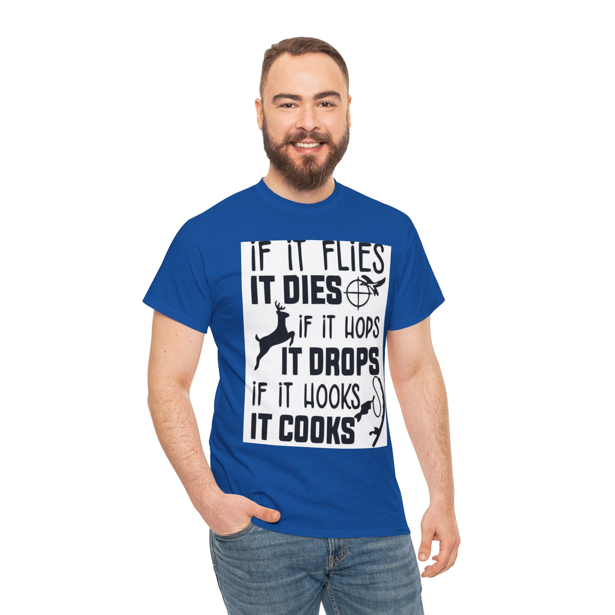 Hunting Quotes Tee, Funny Outdoor Shirt, Unisex Cotton T-Shirt, Gift for Hunters, Casual Wear for Nature Lovers