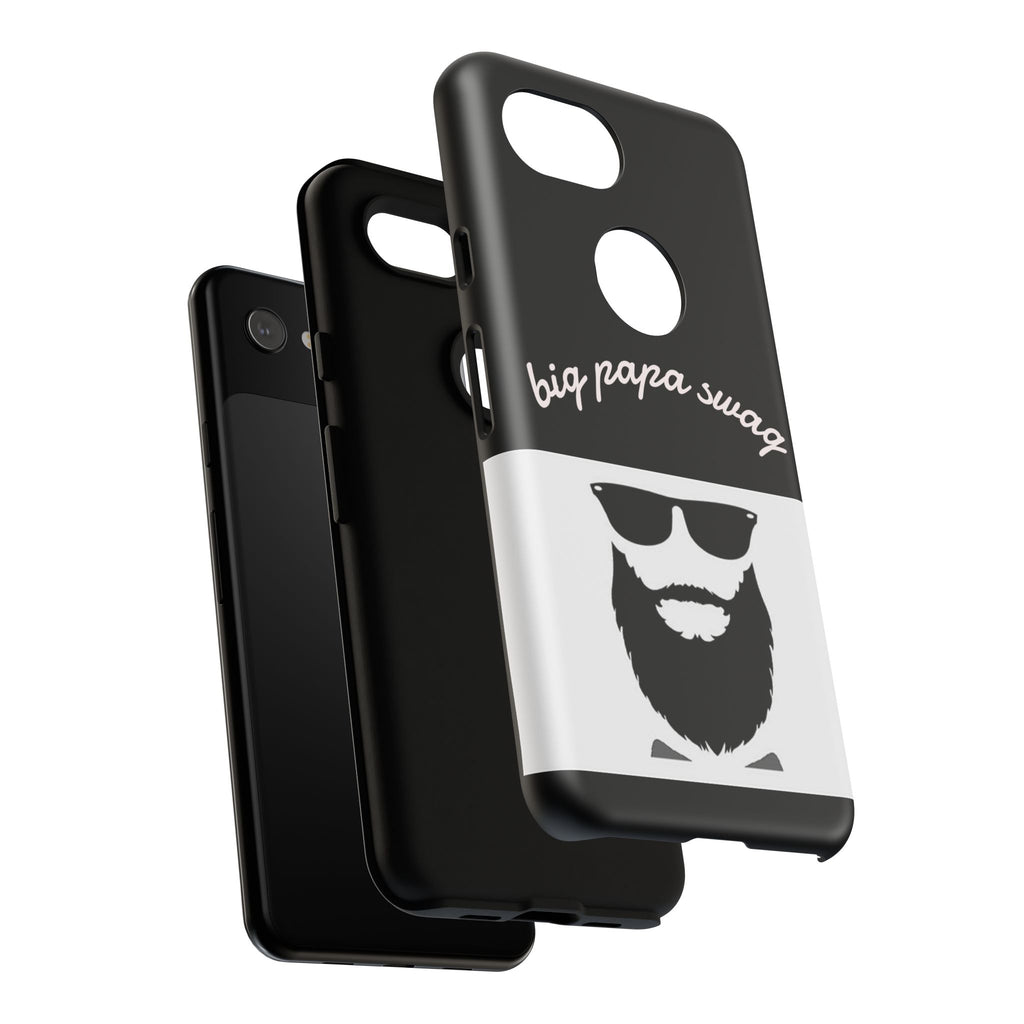 Stylish Phone Case for Dads, Big Papa Swag Design, Gift for Father's Day, Birthday Present, Cool Accessory, Trendy Mobile Cover