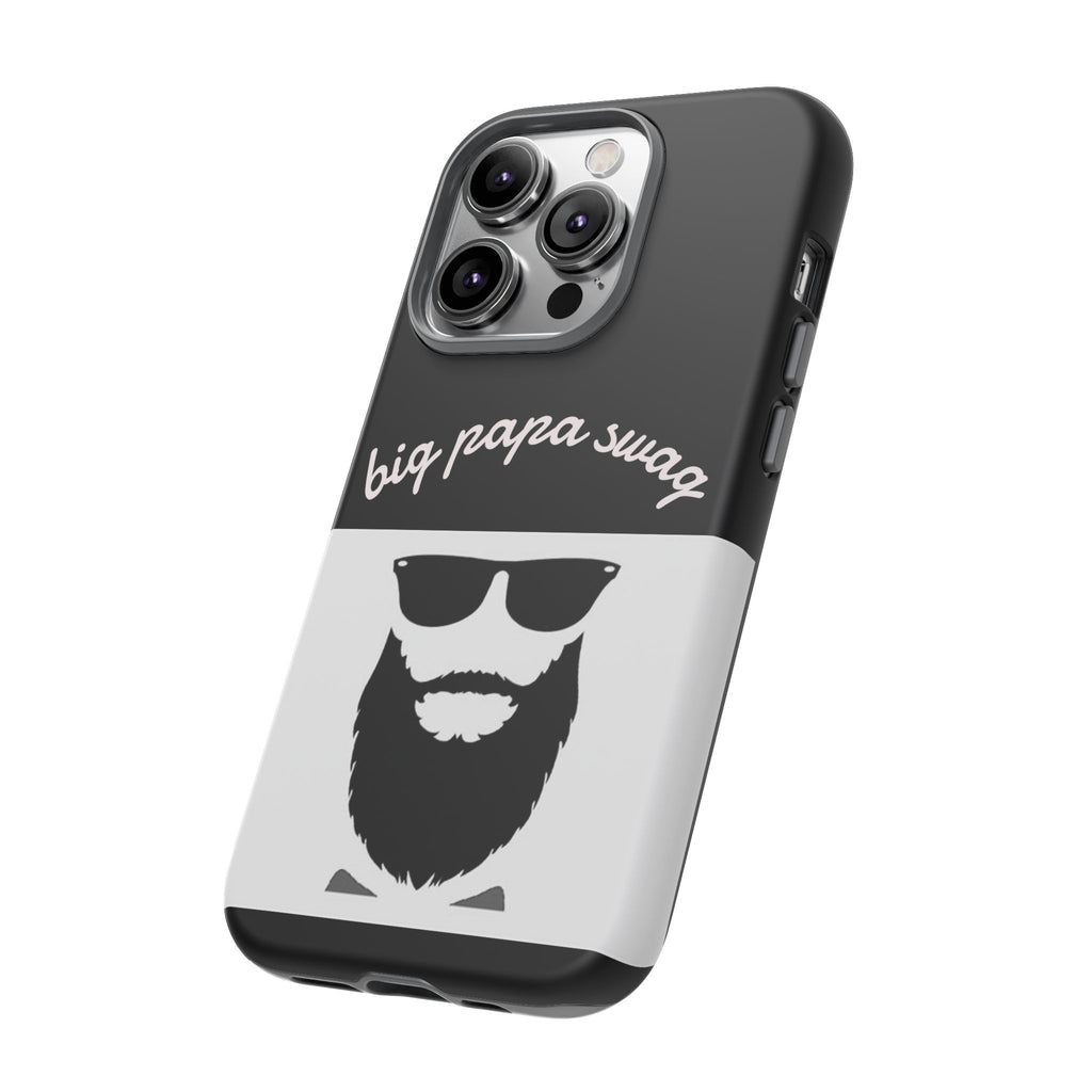Stylish Phone Case for Dads, Big Papa Swag Design, Gift for Father's Day, Birthday Present, Cool Accessory, Trendy Mobile Cover